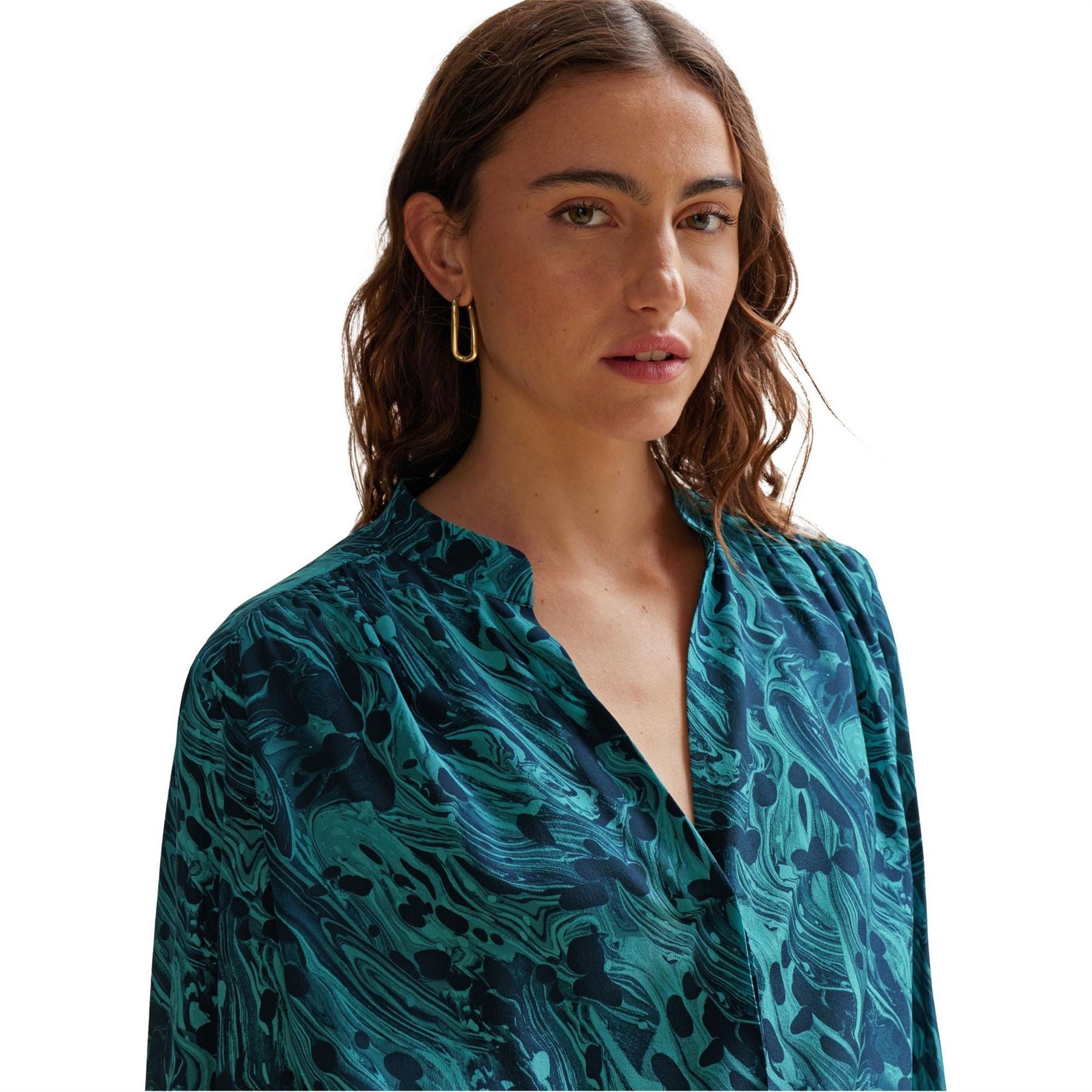 Boss Regular Fit Long Sleeve Blouse