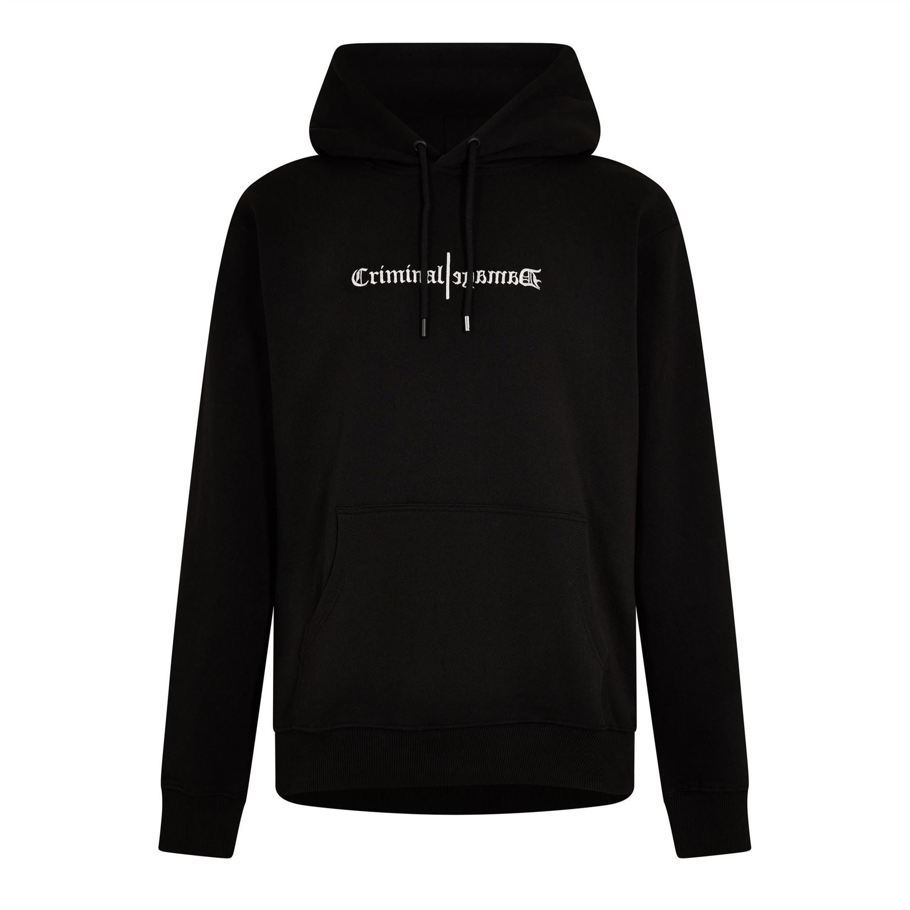Criminal Damage Goth Reflektor Pull Over Hoodie