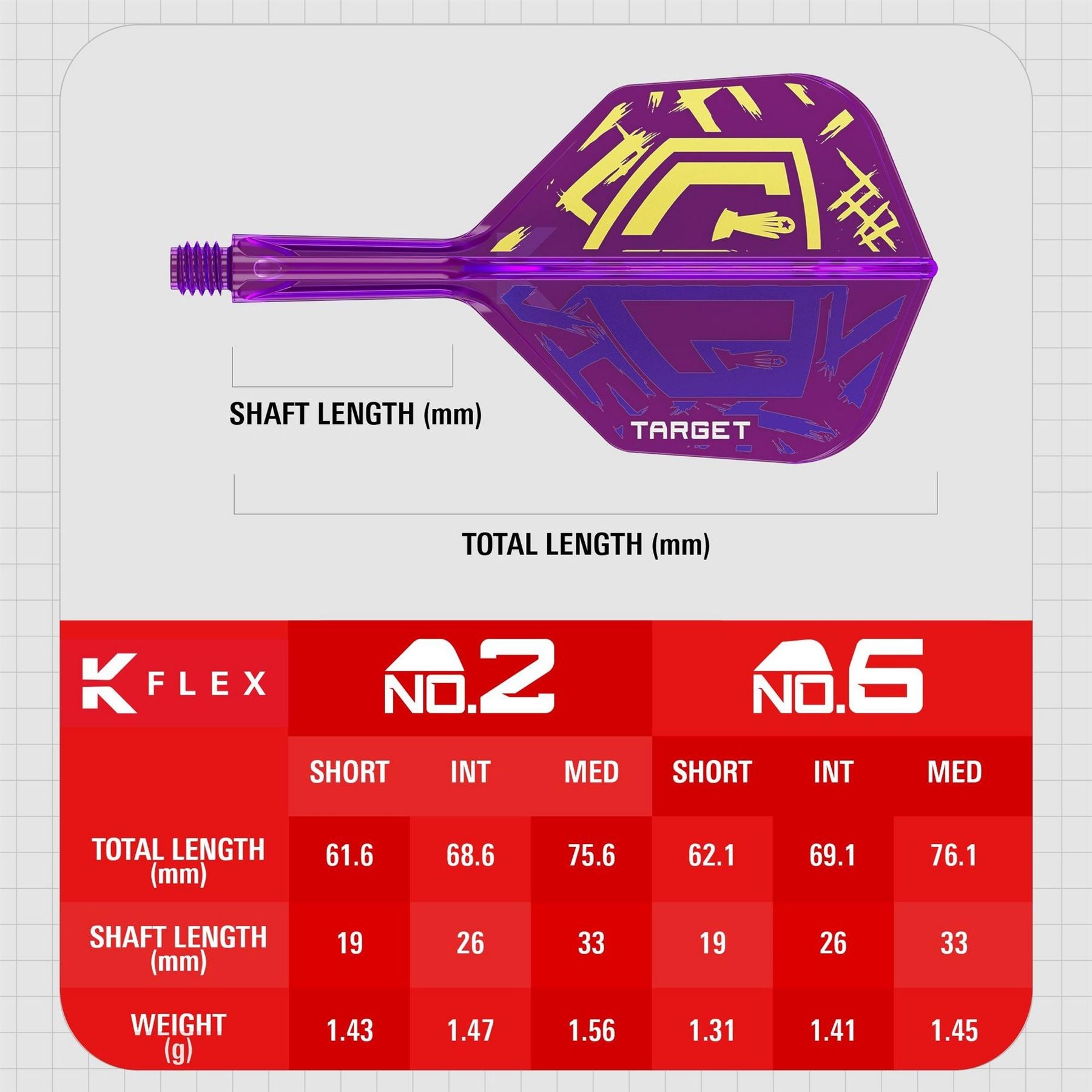 Target Darts Littler K Flight Darts Accessories
