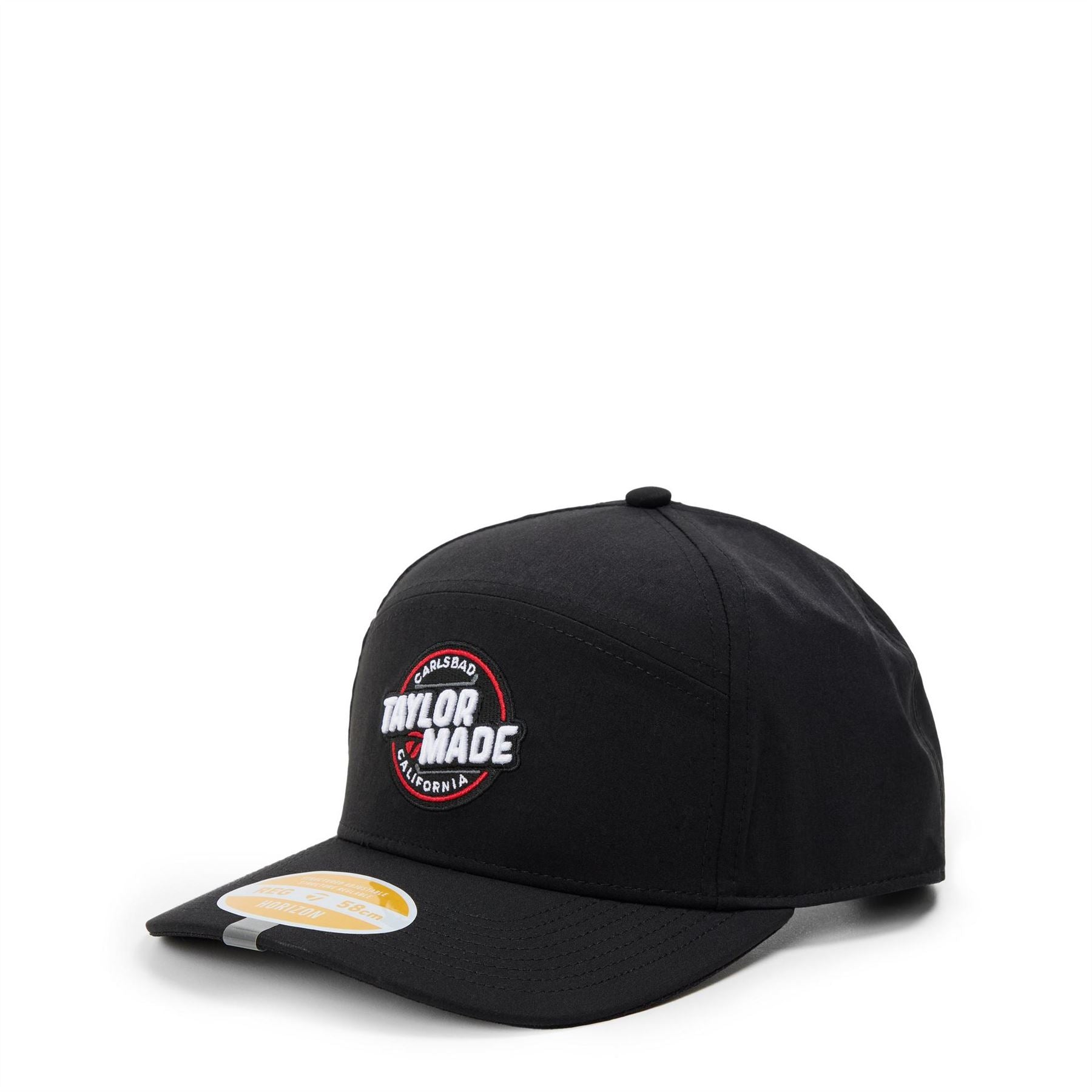 TaylorMade 24 Horizon Wordmark Logo Print Pre Curved Brim Baseball Cap