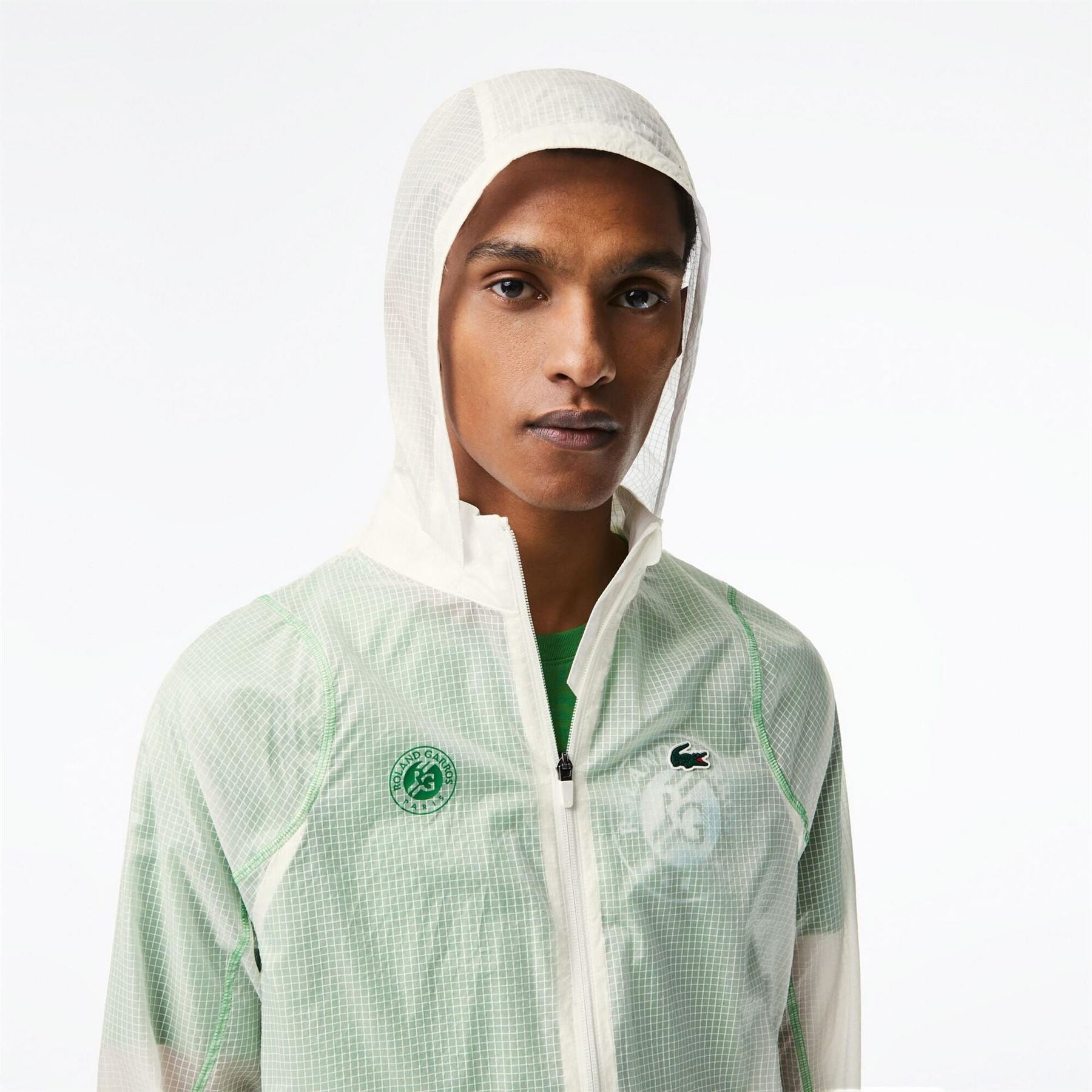 Lacoste Roland Garros Lightweight Half Zip Rain Anorak