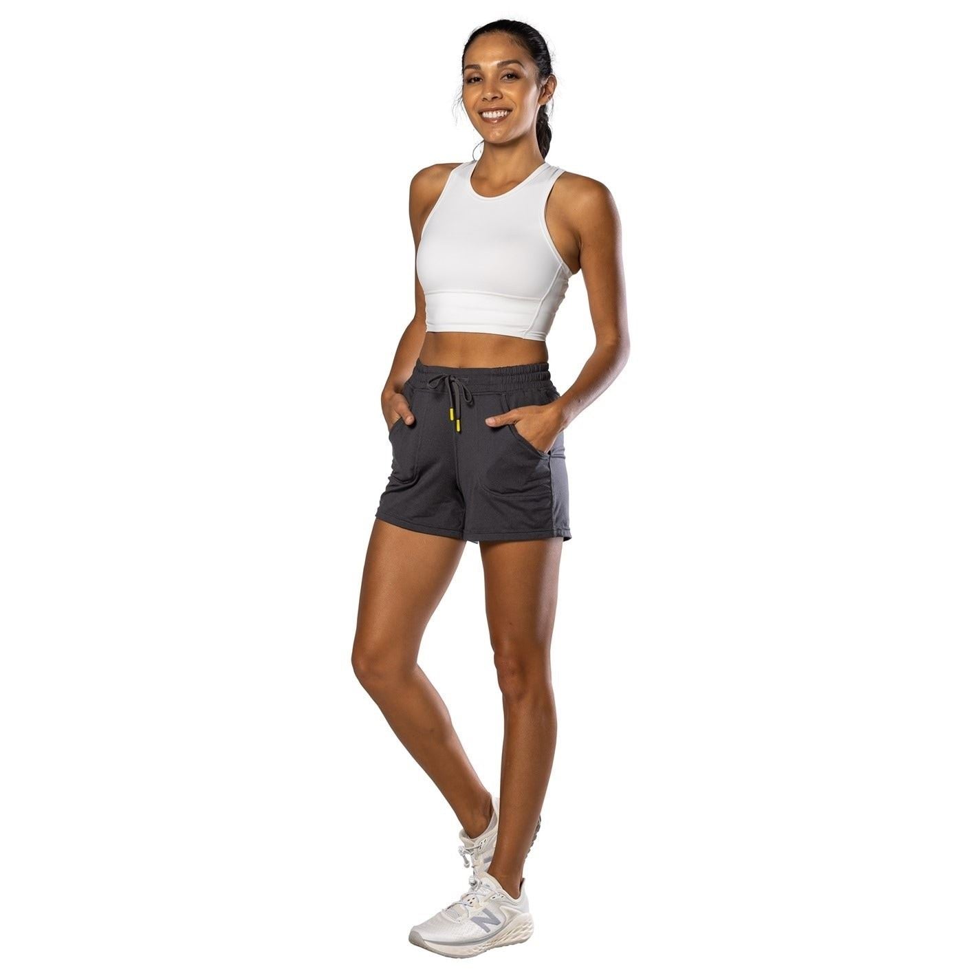 Nathan Solid Patterned 365 Bermuda Shorts with Pockets