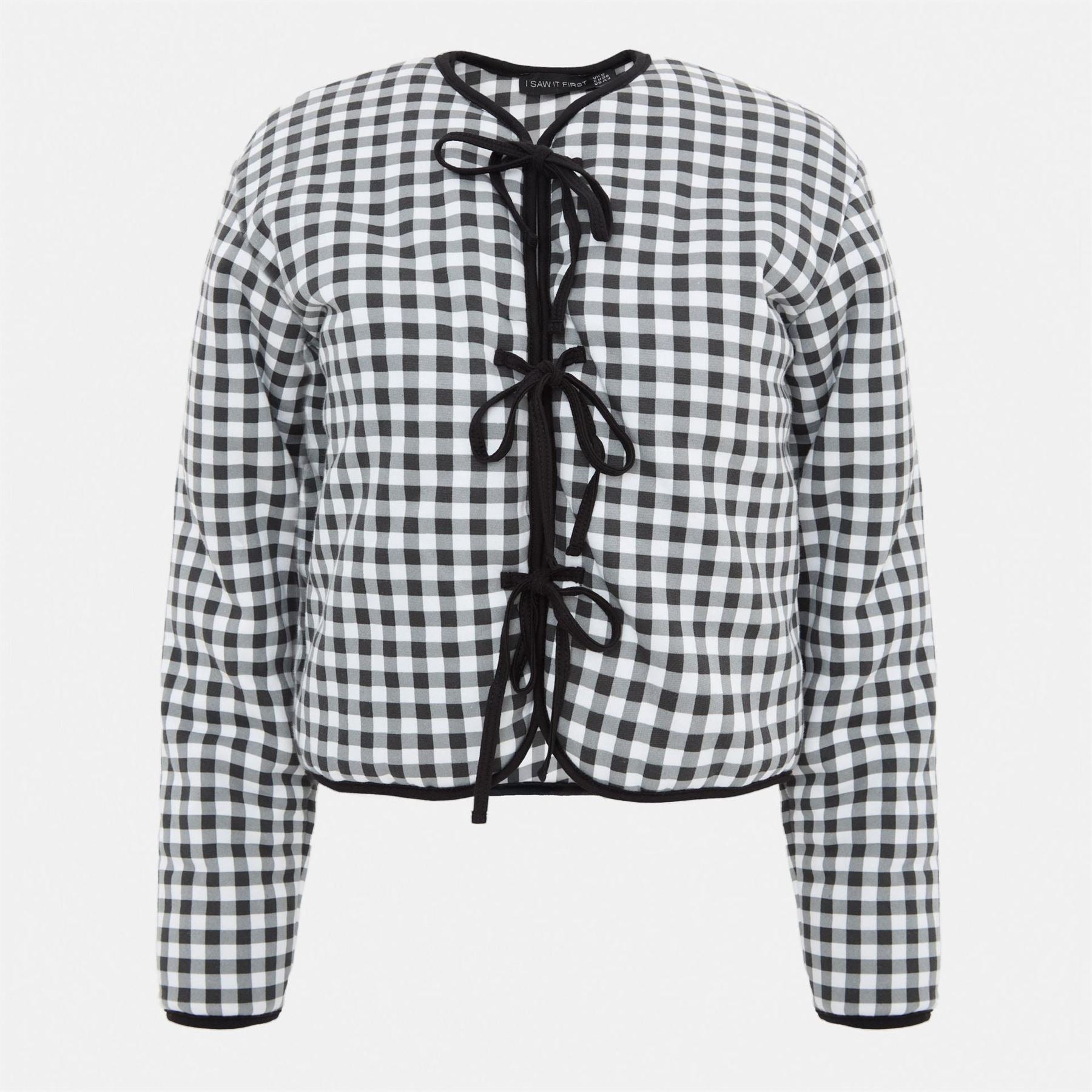 I Saw It First Tie Detail Jacket