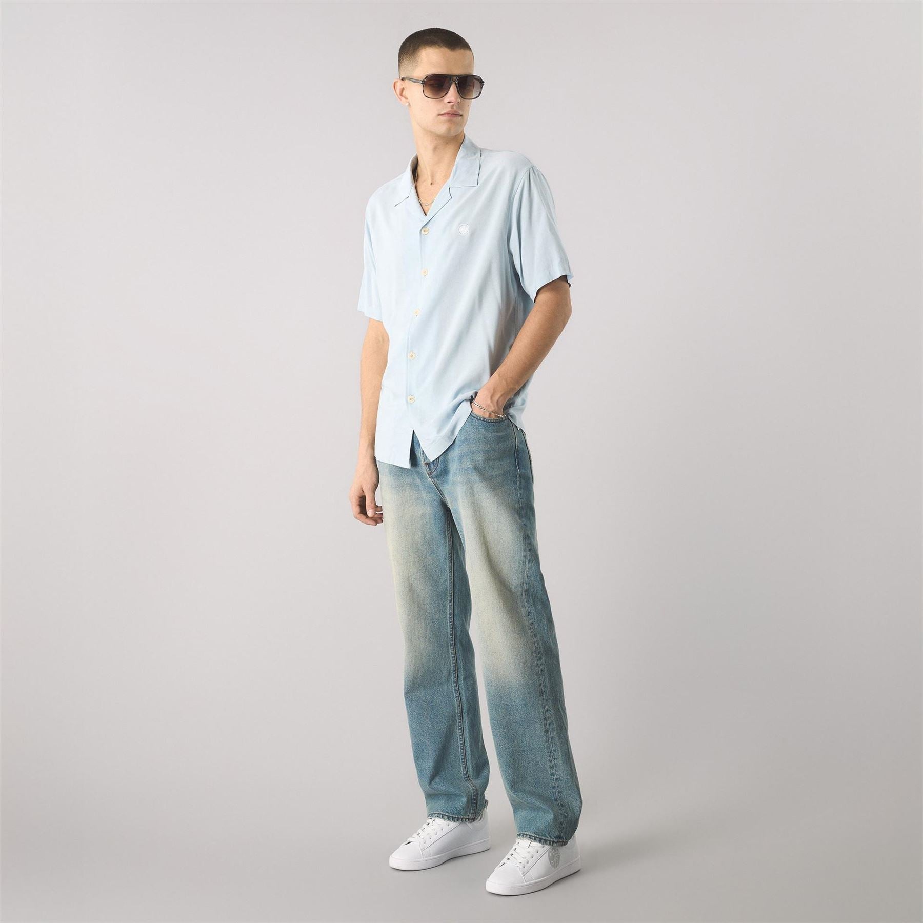 Pretty Green Plain Short Sleeve Regular Fit T-Shirt
