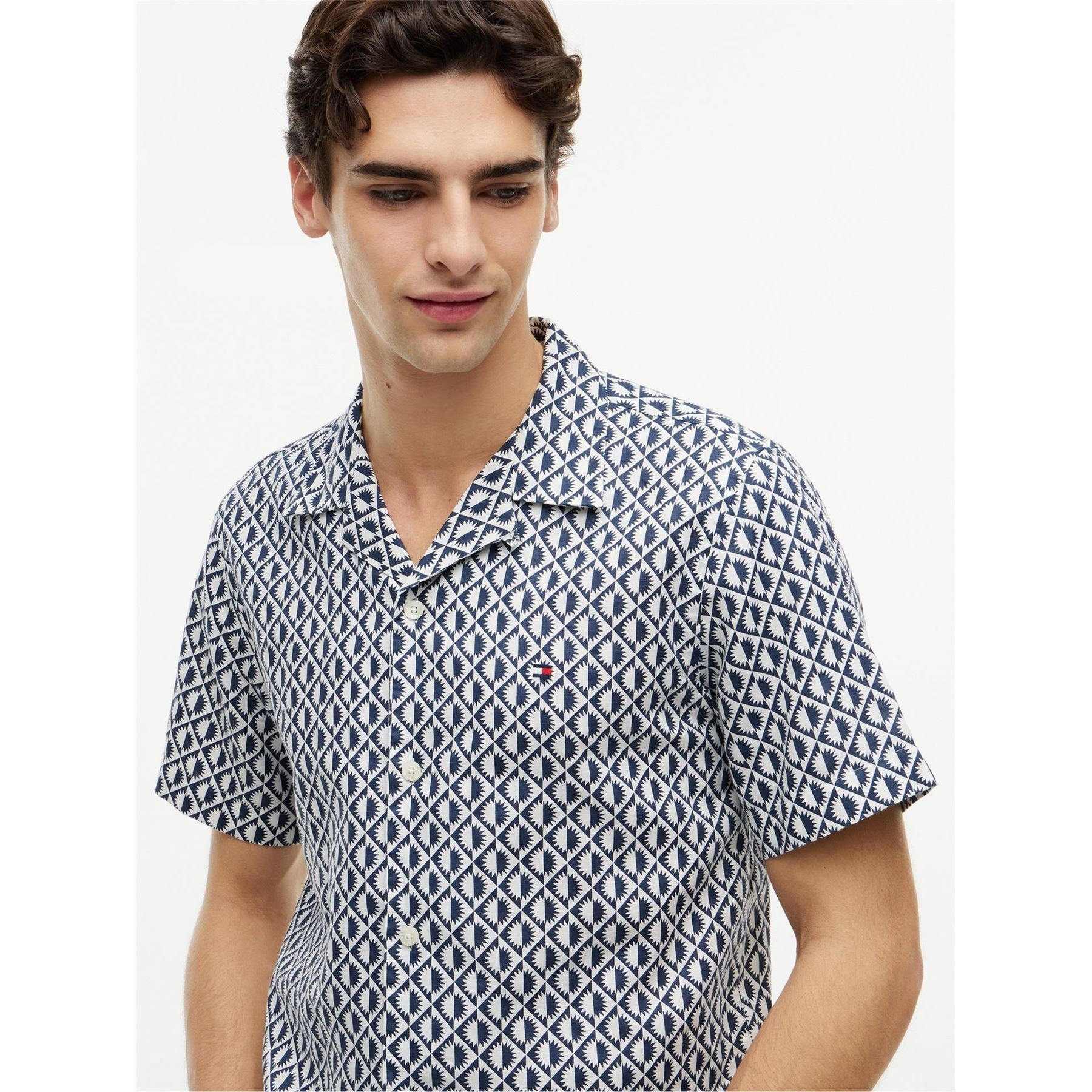 Tommy Hilfiger Patterned Short Sleeve Shirt