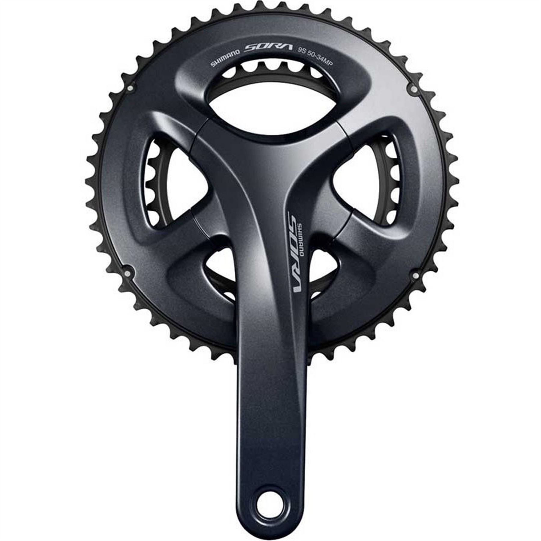 Shimano R3000 50 34t Compact Double Ring 9 Speed Chainset