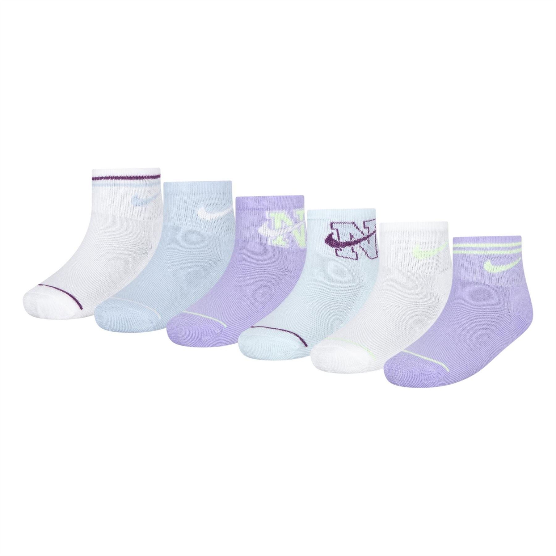Nike 6 Pack Quarter Socks