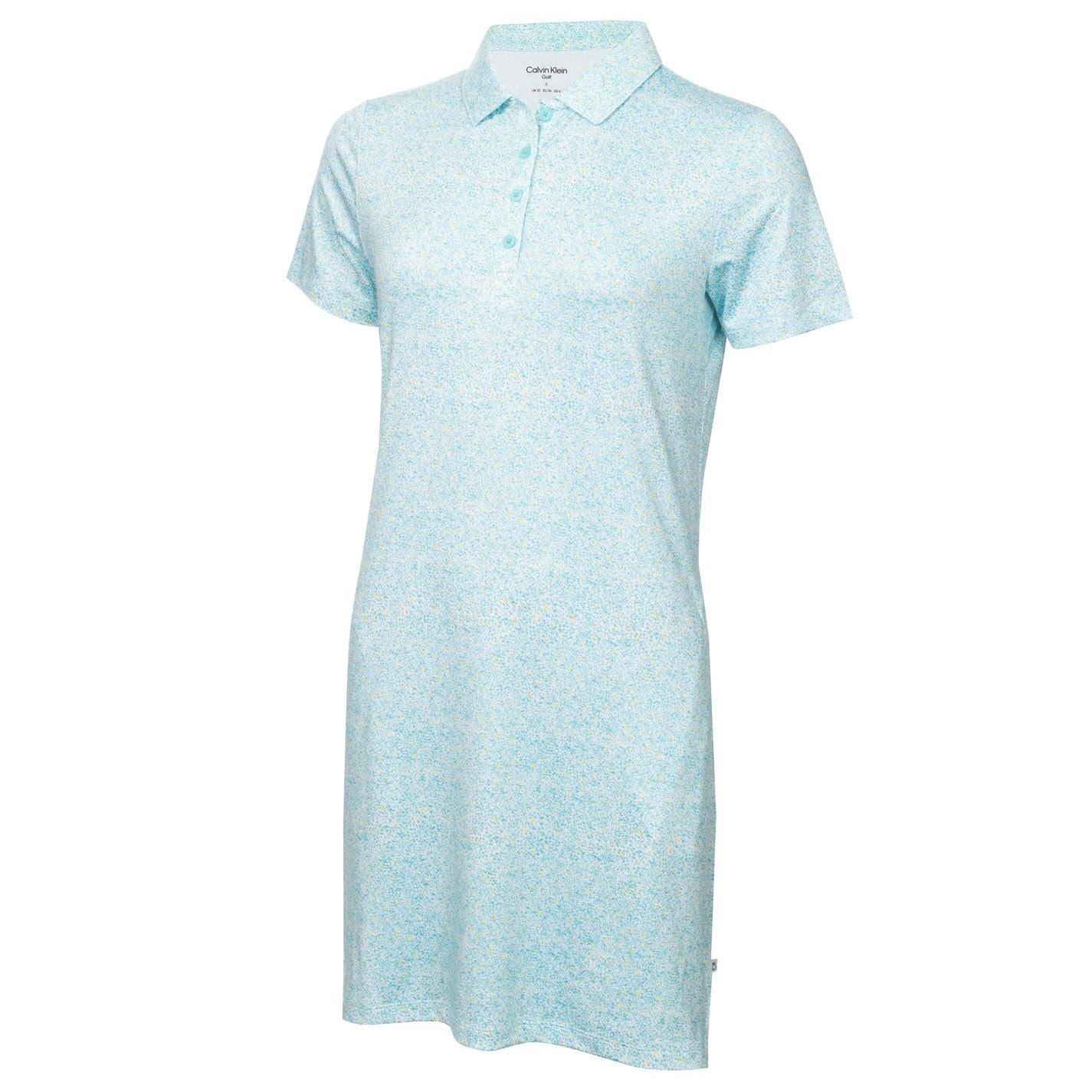 Calvin Klein Golf Hamlin Collared Neck Knee Length T-Shirt Dress