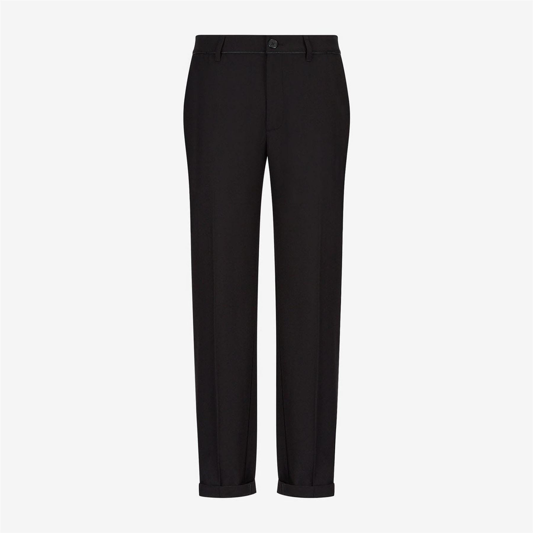 Armani Exchange Mens Exchange Pantaloni Straight Leg Trousers