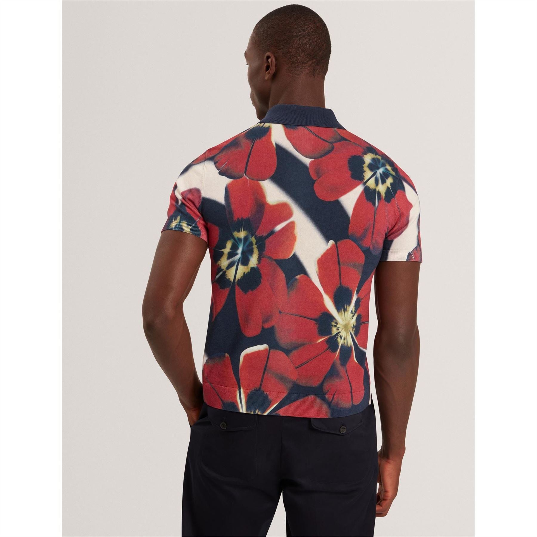 Ted Baker Floral Buddha Collared Short Sleeve Shirt
