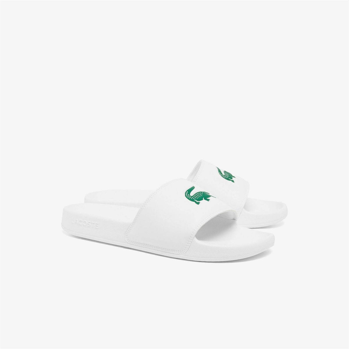 Lacoste Serve Crocodile Print Slide Mules