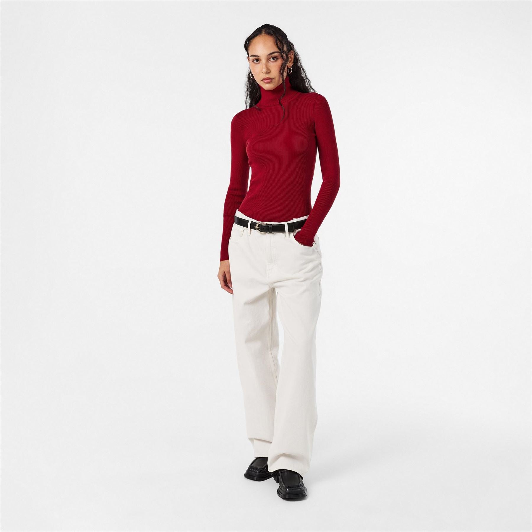 Calvin Klein Jeans Turtle Neck Long Sleeve Slim Fit Sweater
