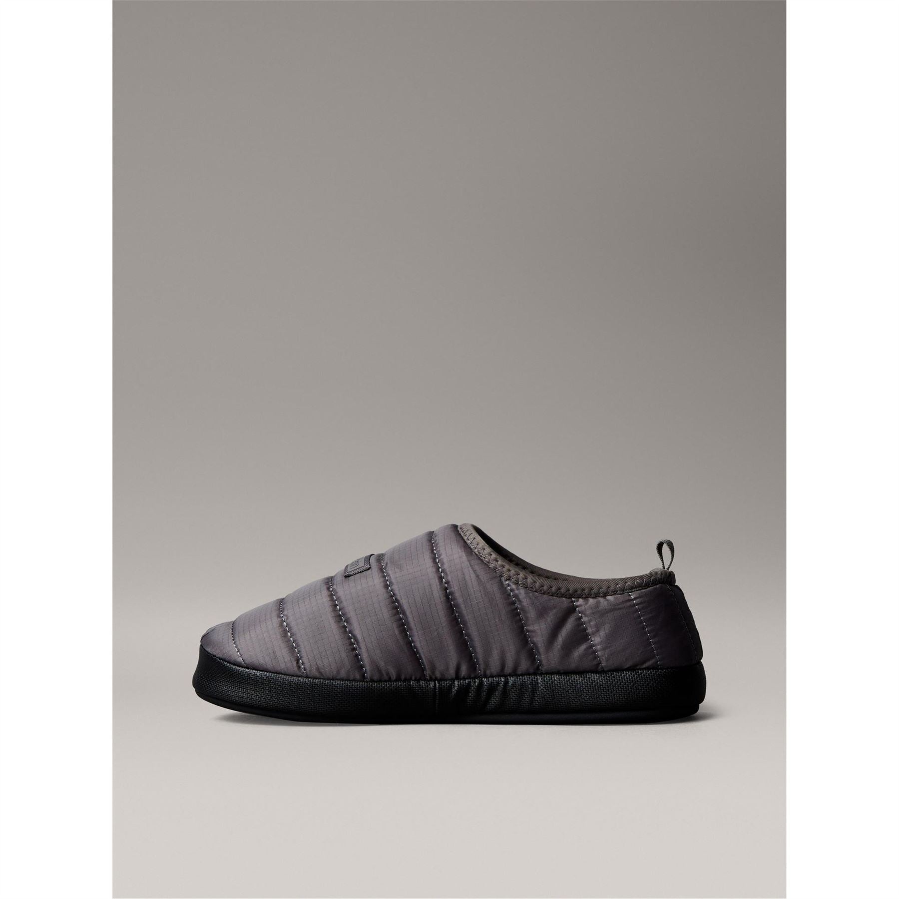 Calvin Klein Puffer Moccasin Slippers with Closed Toe