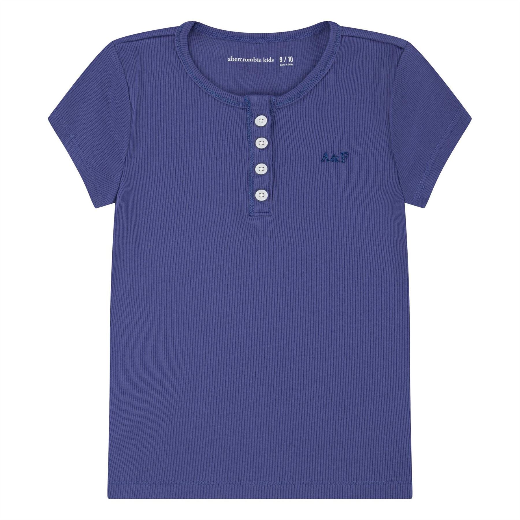 Abercrombie and Fitch And F Henley Tee Jn54