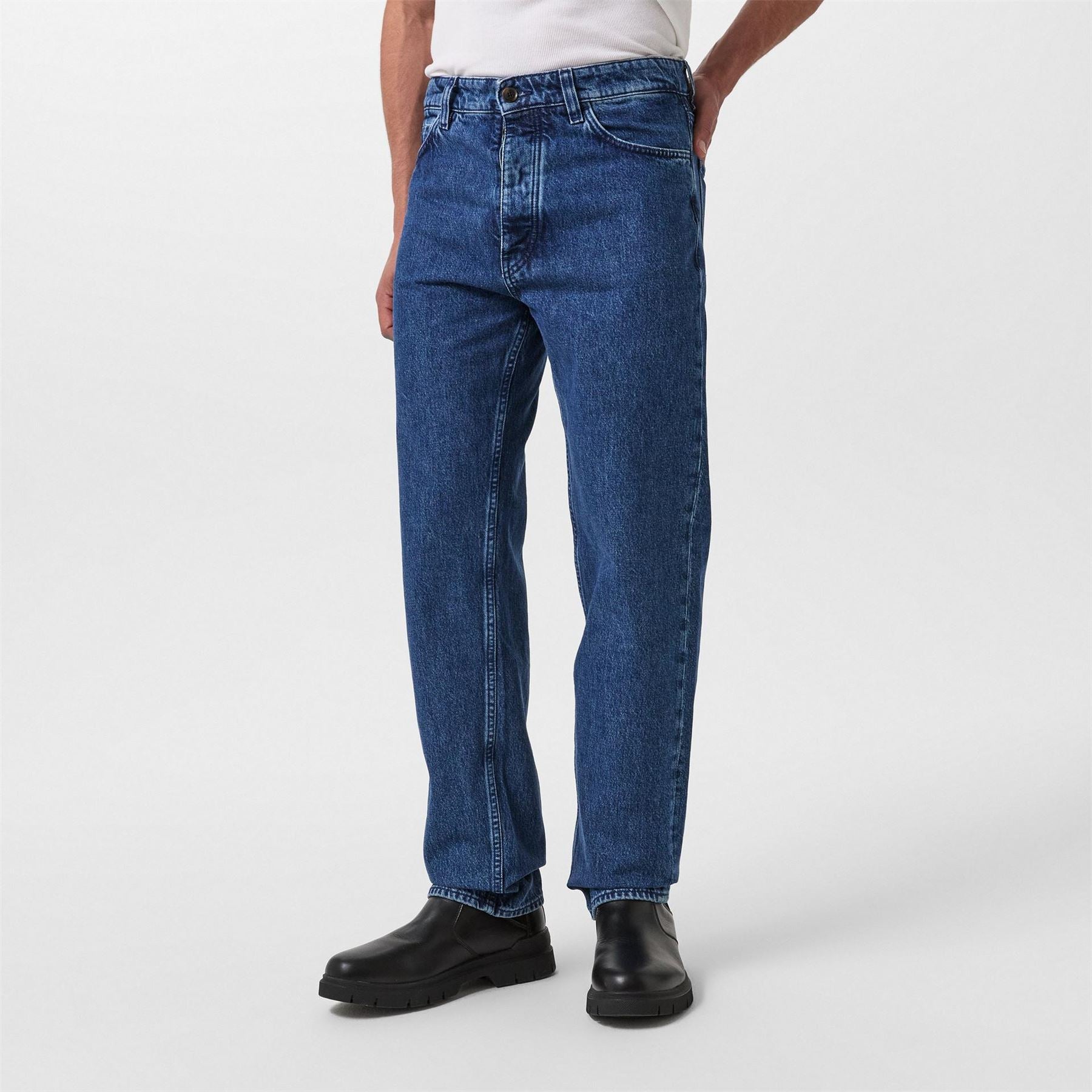 Boss Akron Slim Fit Five Pocket Jeans