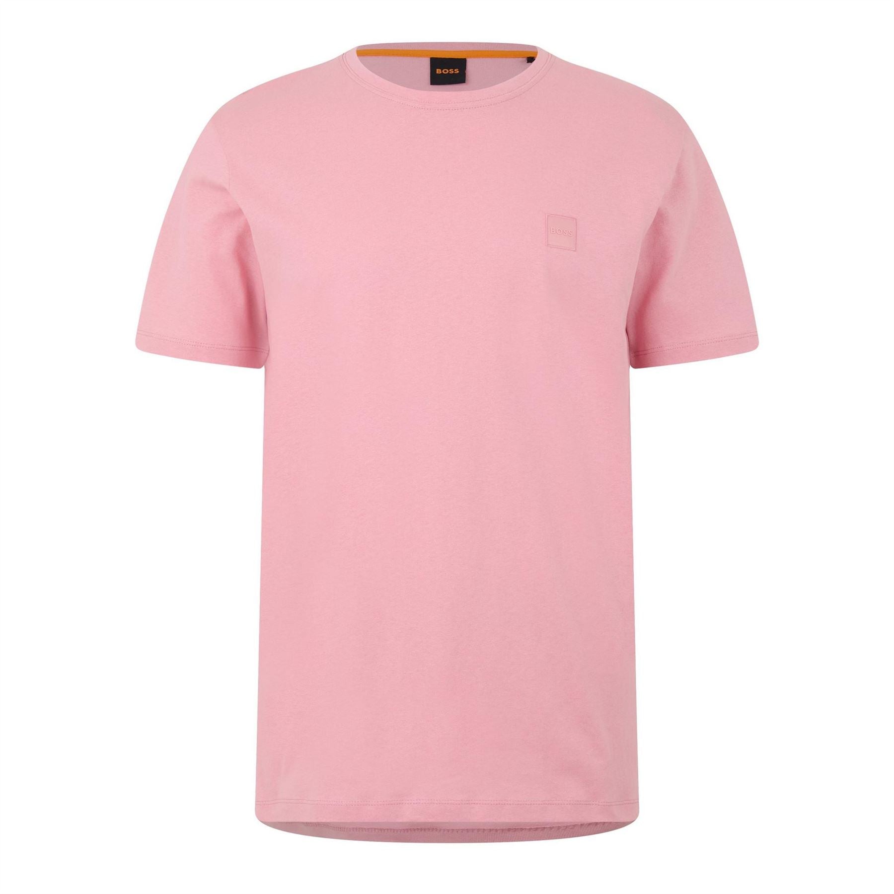 Boss BOSS ORANGE Tales T Shirt with Logo Patch Premium Cotton