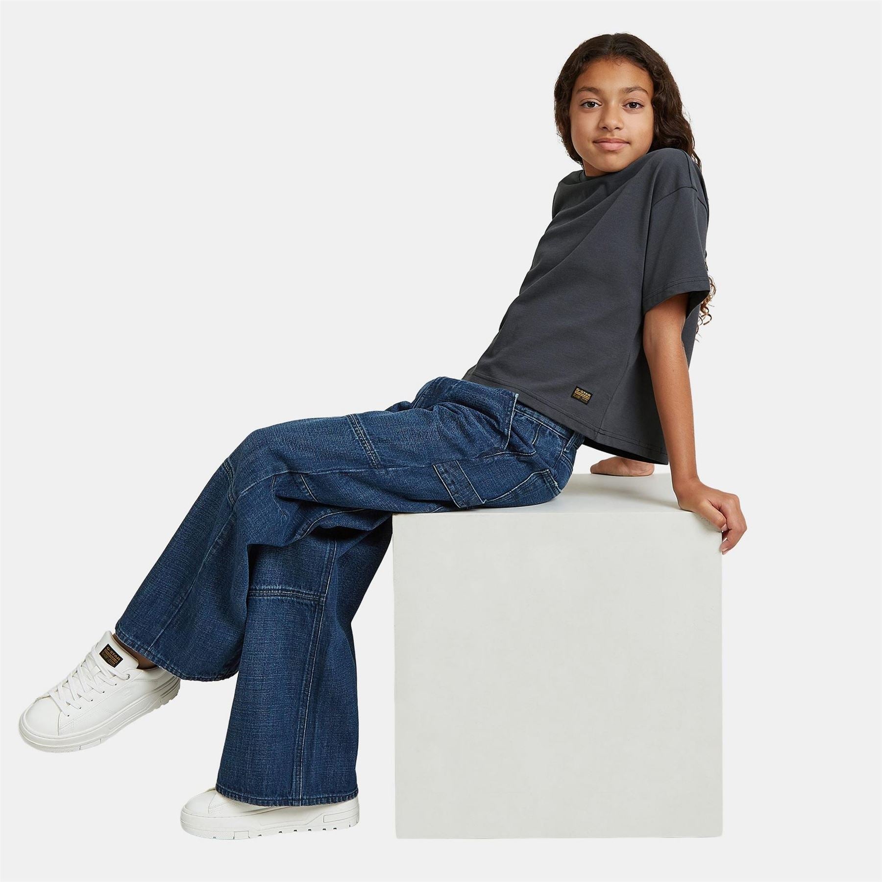 G Star Wide Leg Jeans