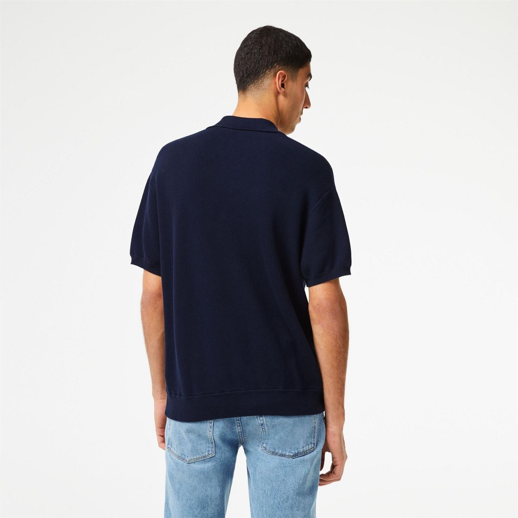 Lacoste Striped Crew Neck Jumper