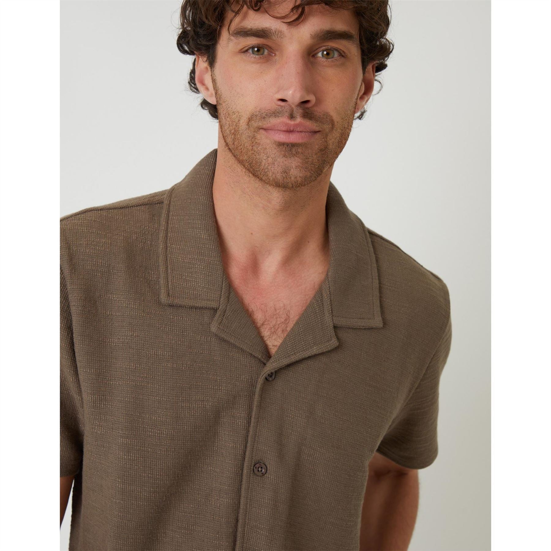 Threadbare Antti Relaxed Fit Short Sleeve Shirt