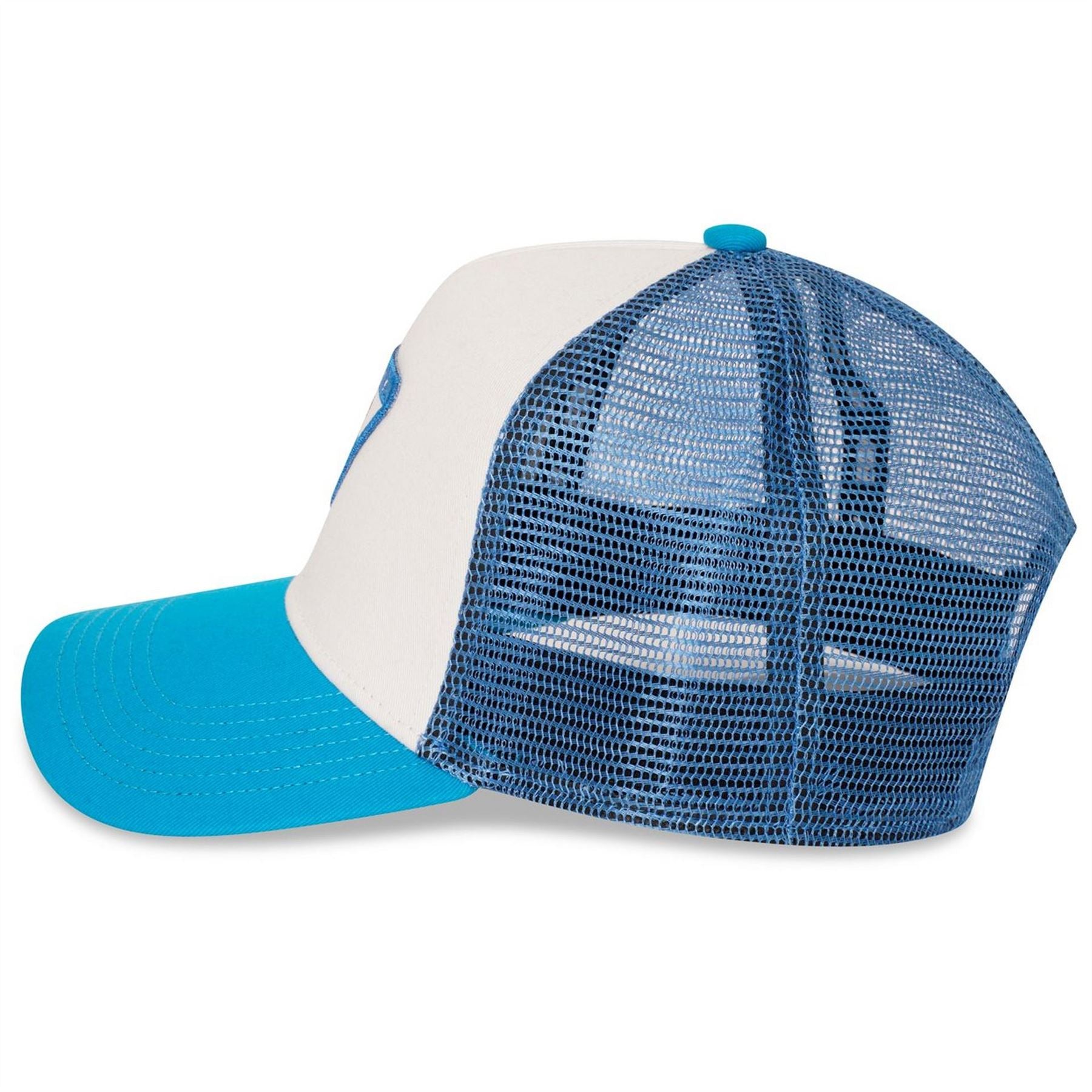 Societe Noir Color Block Mesh Base Ball Cap with Logo
