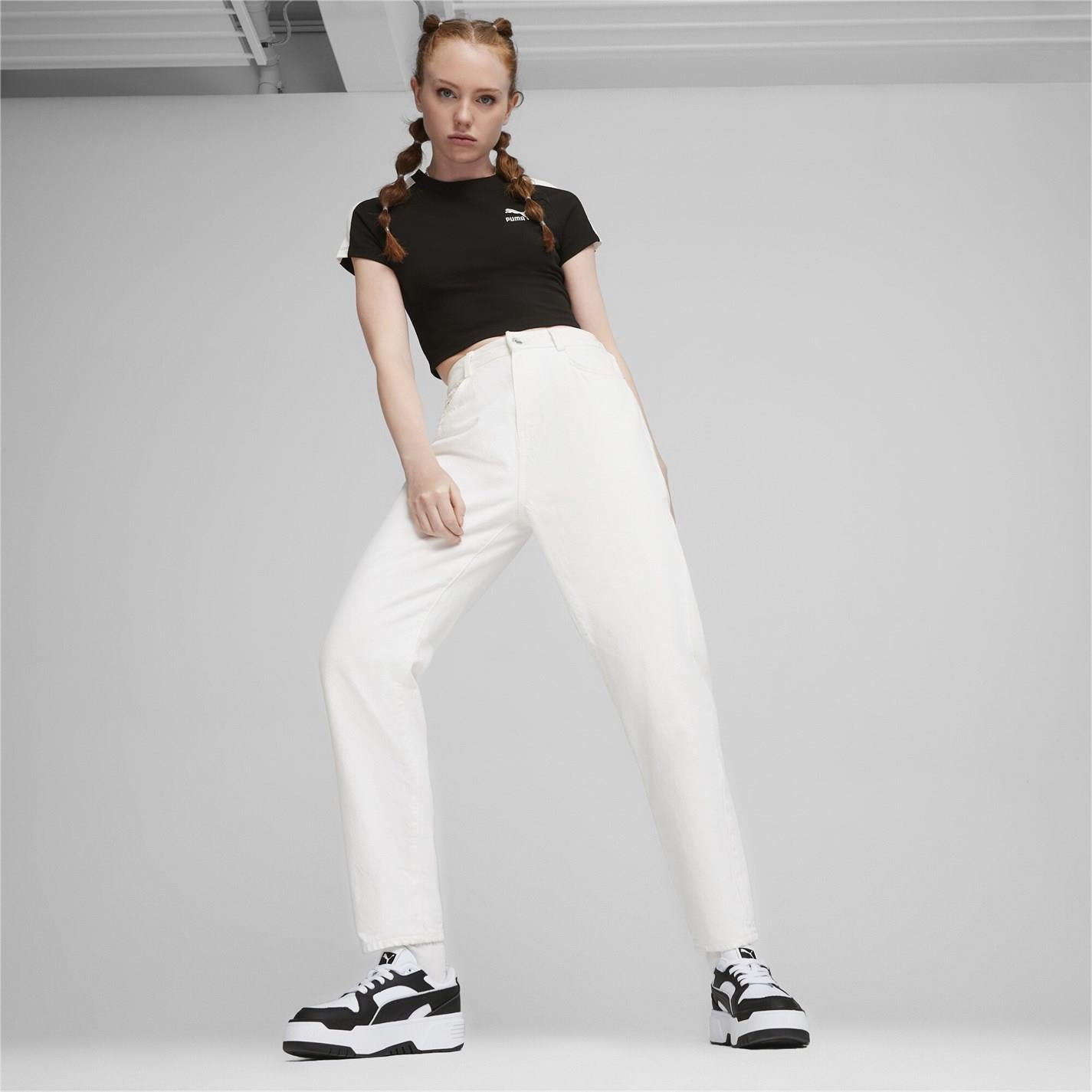 Puma Cropped Crew Neck Regular Fit T-Shirt