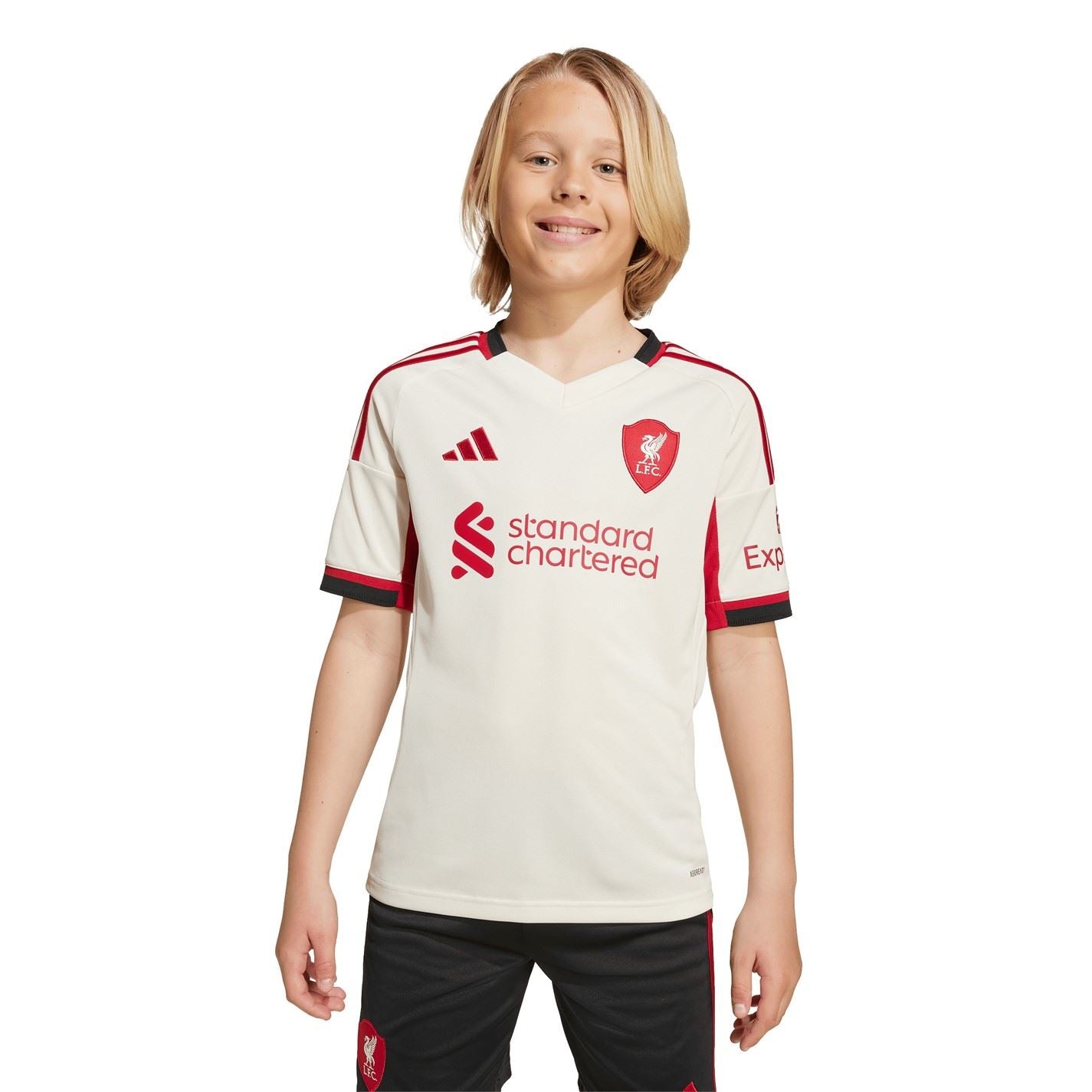 adidas Liverpool Away Shirt 2025 2026 Juniors