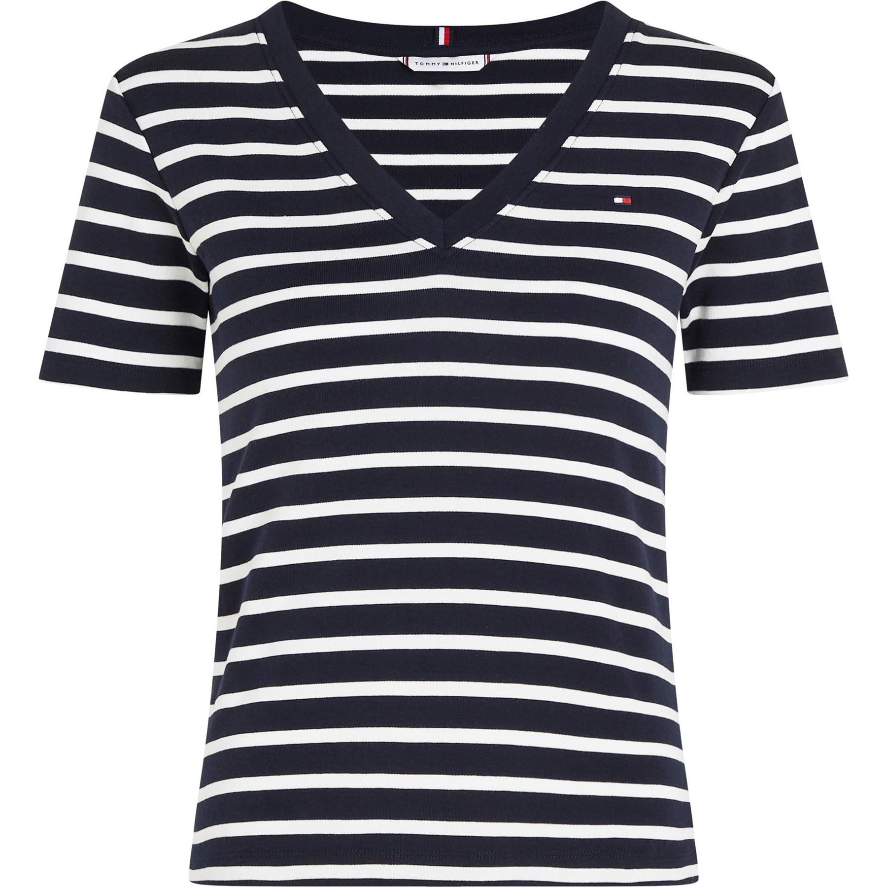 Tommy Hilfiger Neck Striped T-Shirt