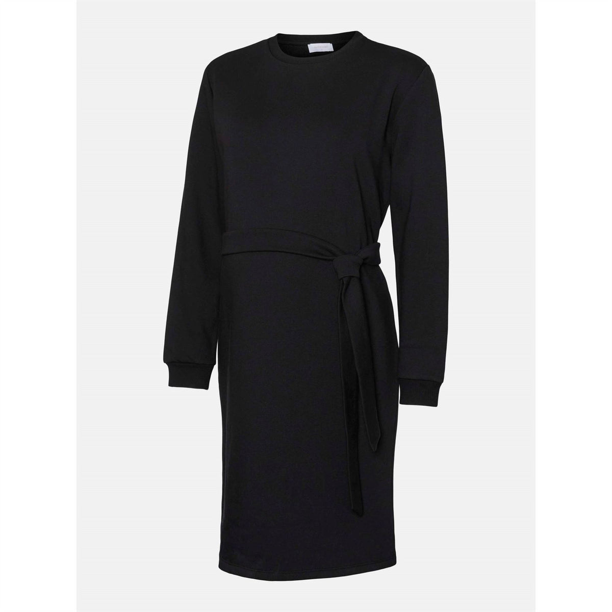 Mamalicious Crew Neck Long Sleeve Knee Length Maternity Dress