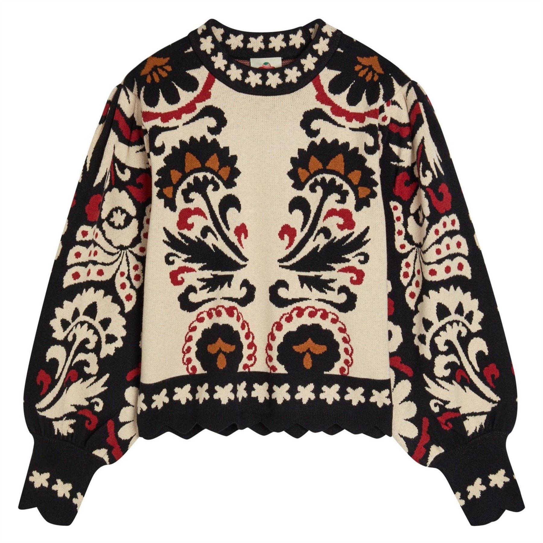 FARM Rio Winter Tapestry Knit sw