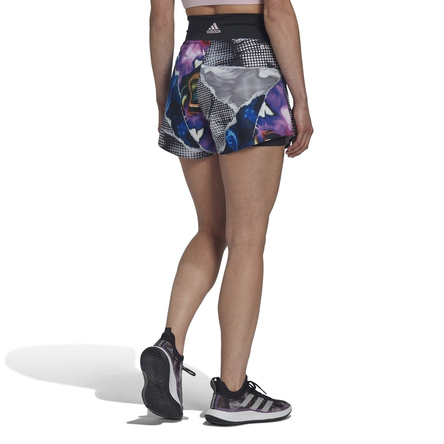 adidas Womens Tennis U.s. Series Ergo Printed Shorts