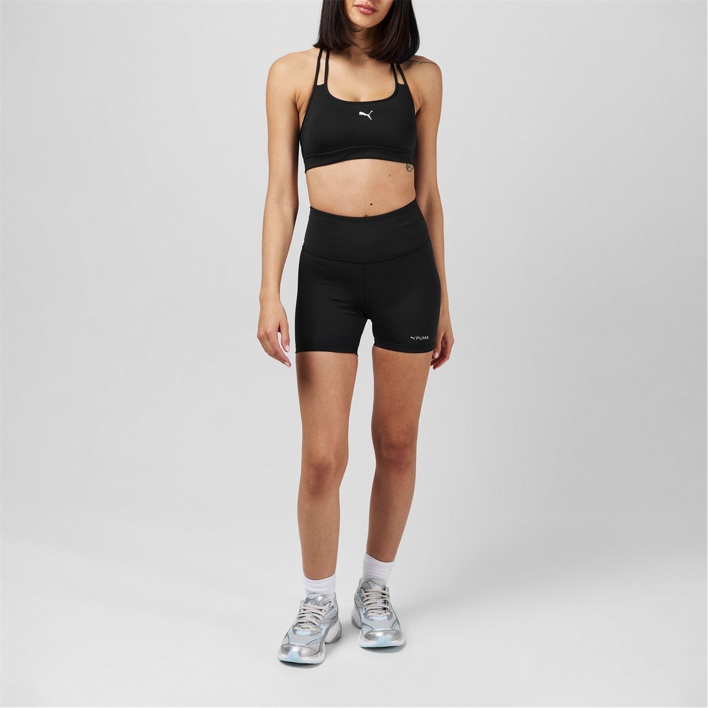 Puma Strappy Scoop Neck Slim Fit Bra