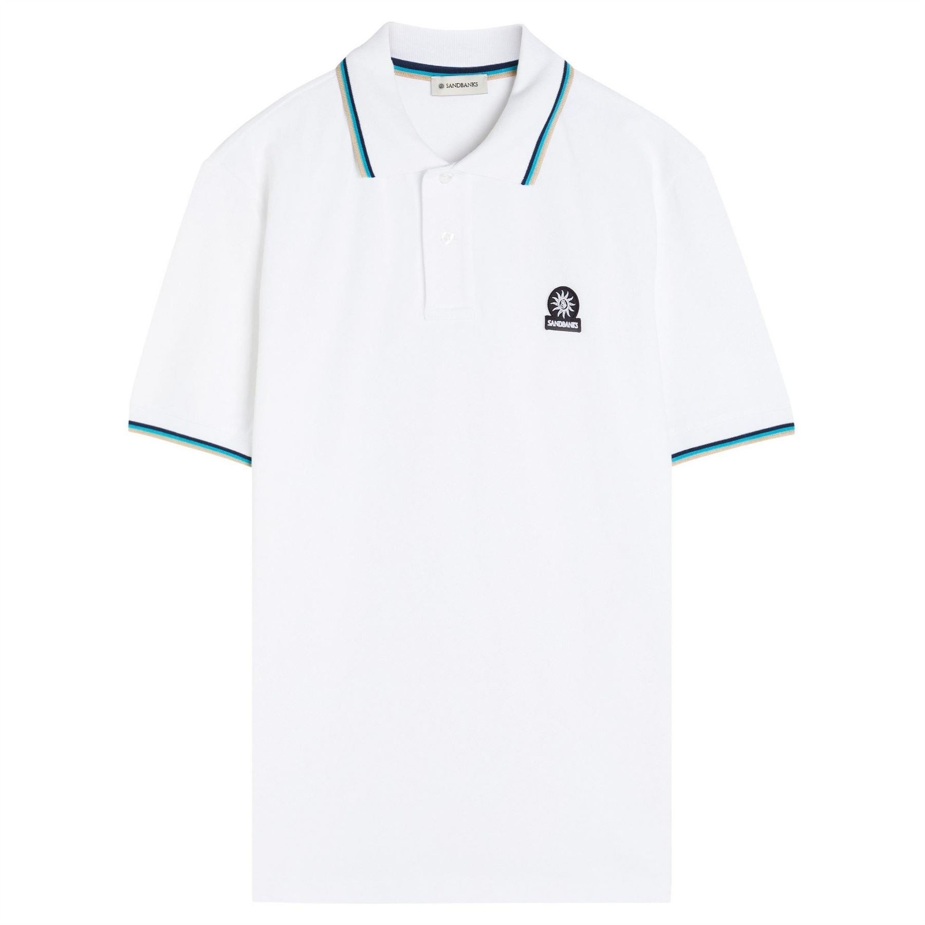 Sandbanks Polo Ss Tppd Pique