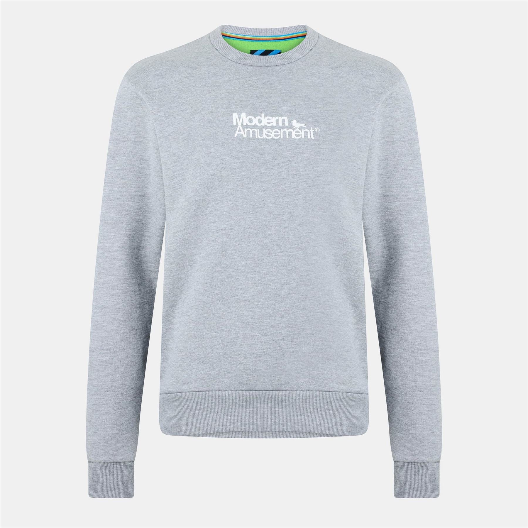 Modern Amusement Regular Fit Crew Neck Long Sleeve Sweatshirt