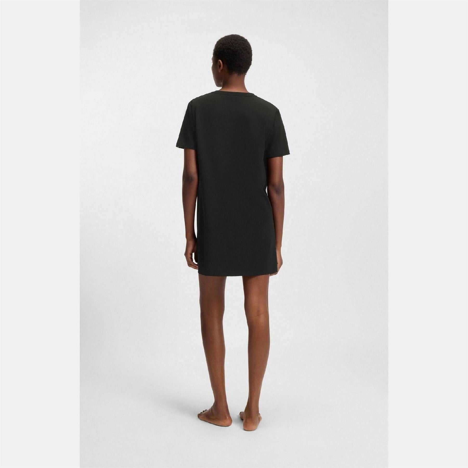 Boss Cotton Nightdress With Logo Details