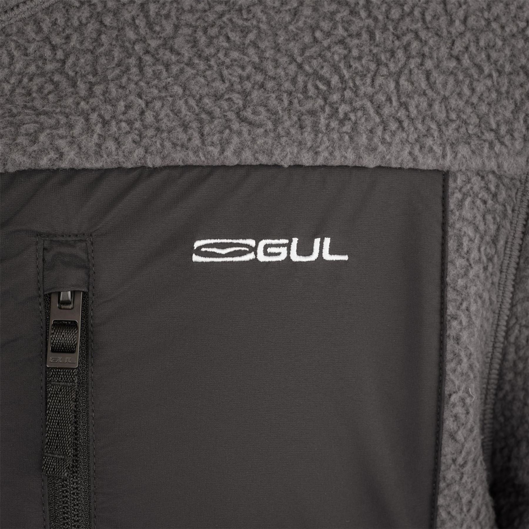 Gul Sherpa Long Sleeve Funnel Neck Zip Pocket Fleece