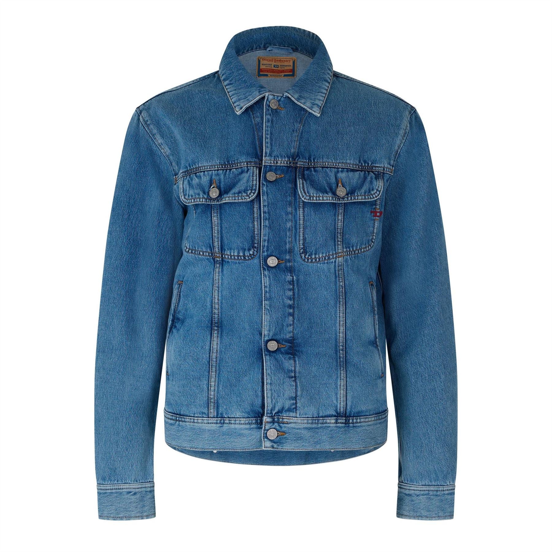 Diesel Mens D Barcy Denim Jacket