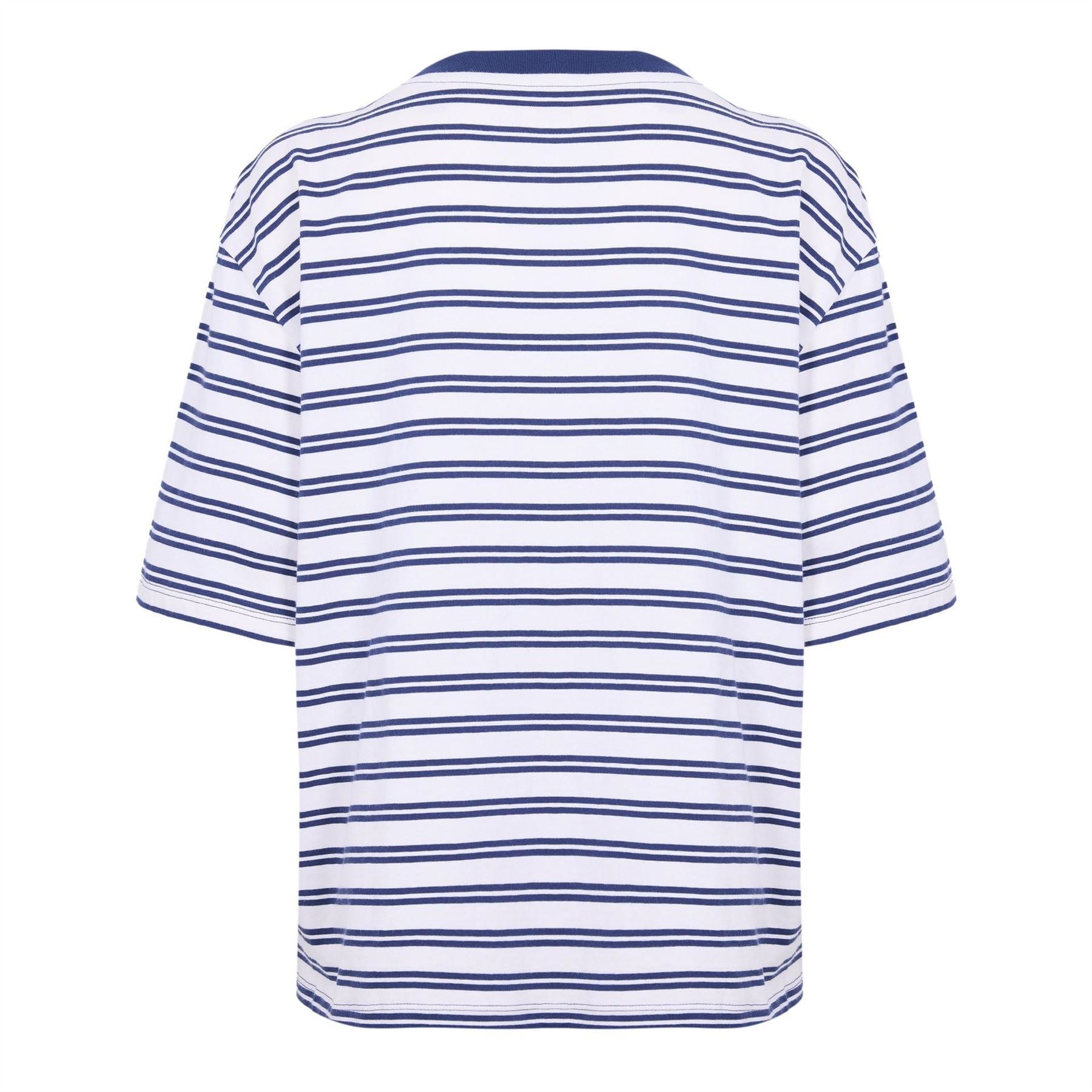 Timberland Dunstan Stripe Crew Neck Short Sleeve Boxy T-Shirt
