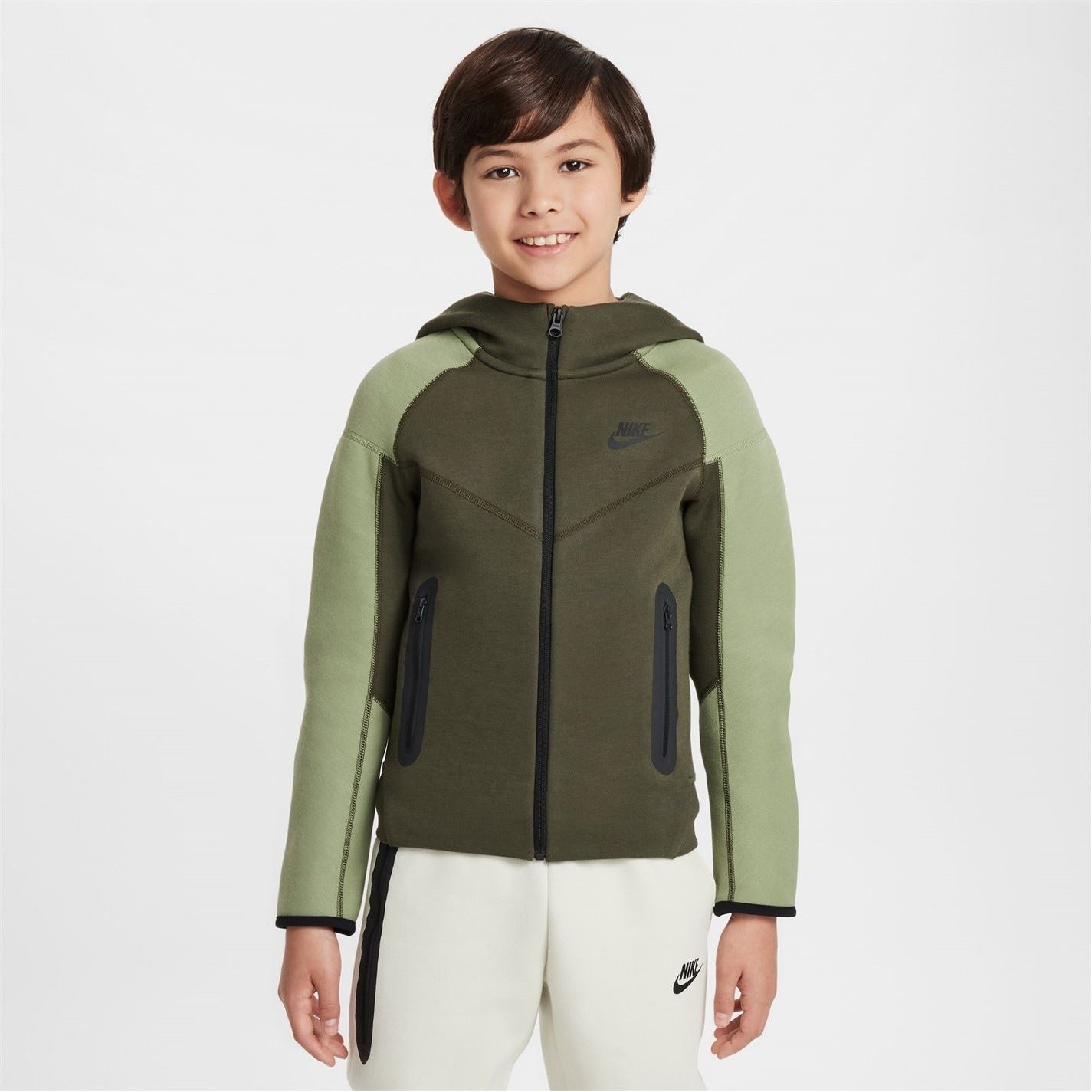 Nike Sportswear Tech Fleece Big Kids  Full Zip Hoodie