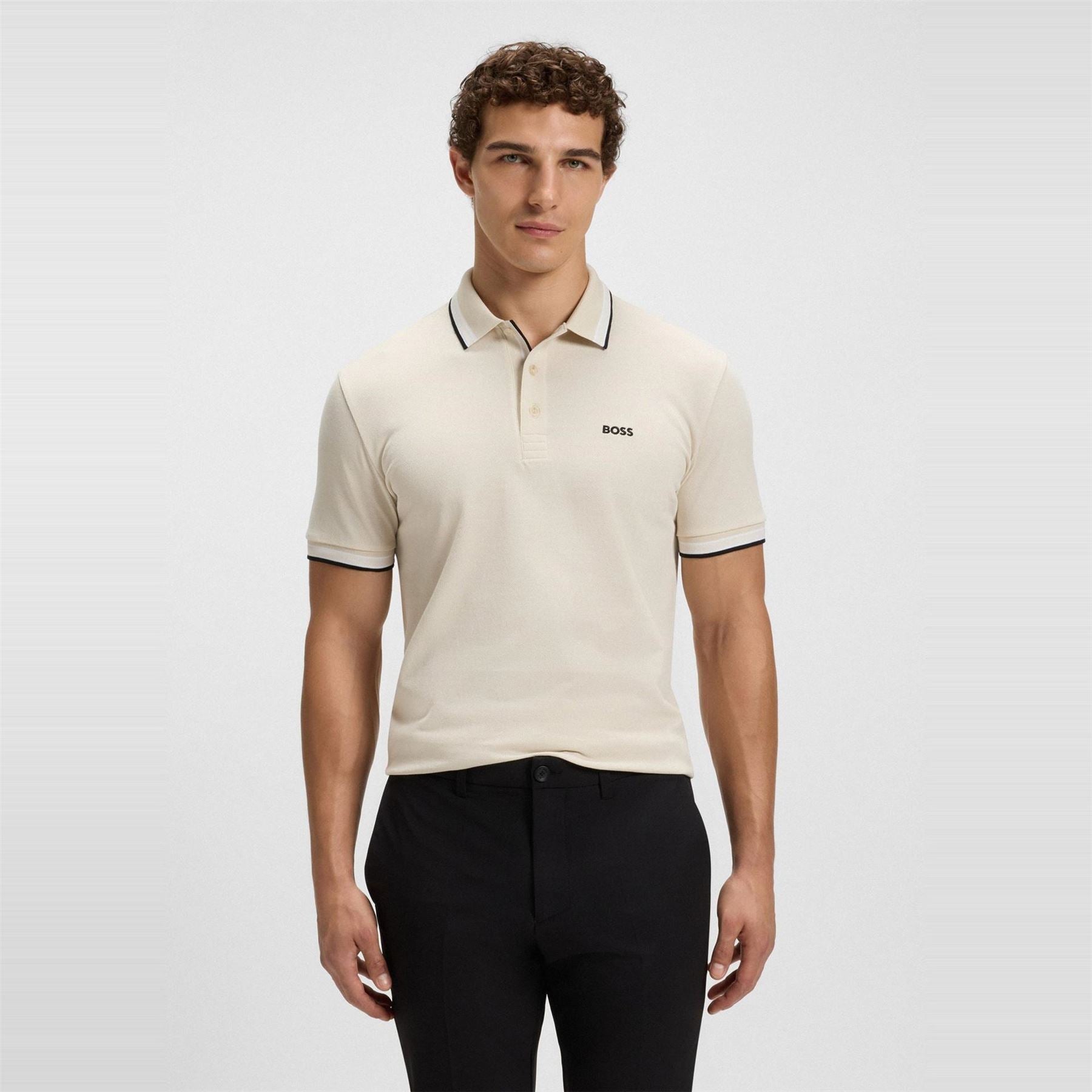 Boss BOSS GREEN Paddy Polo Shirt with Contrast Tipping