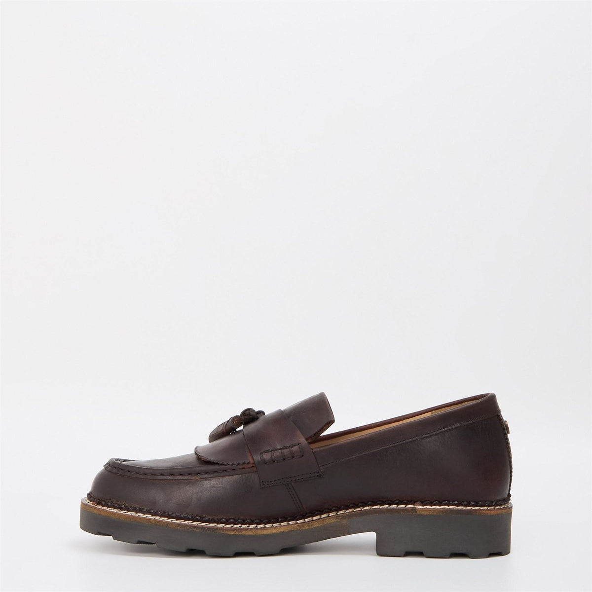 Farah Morfield Moccasin Loafers with Lug Sole