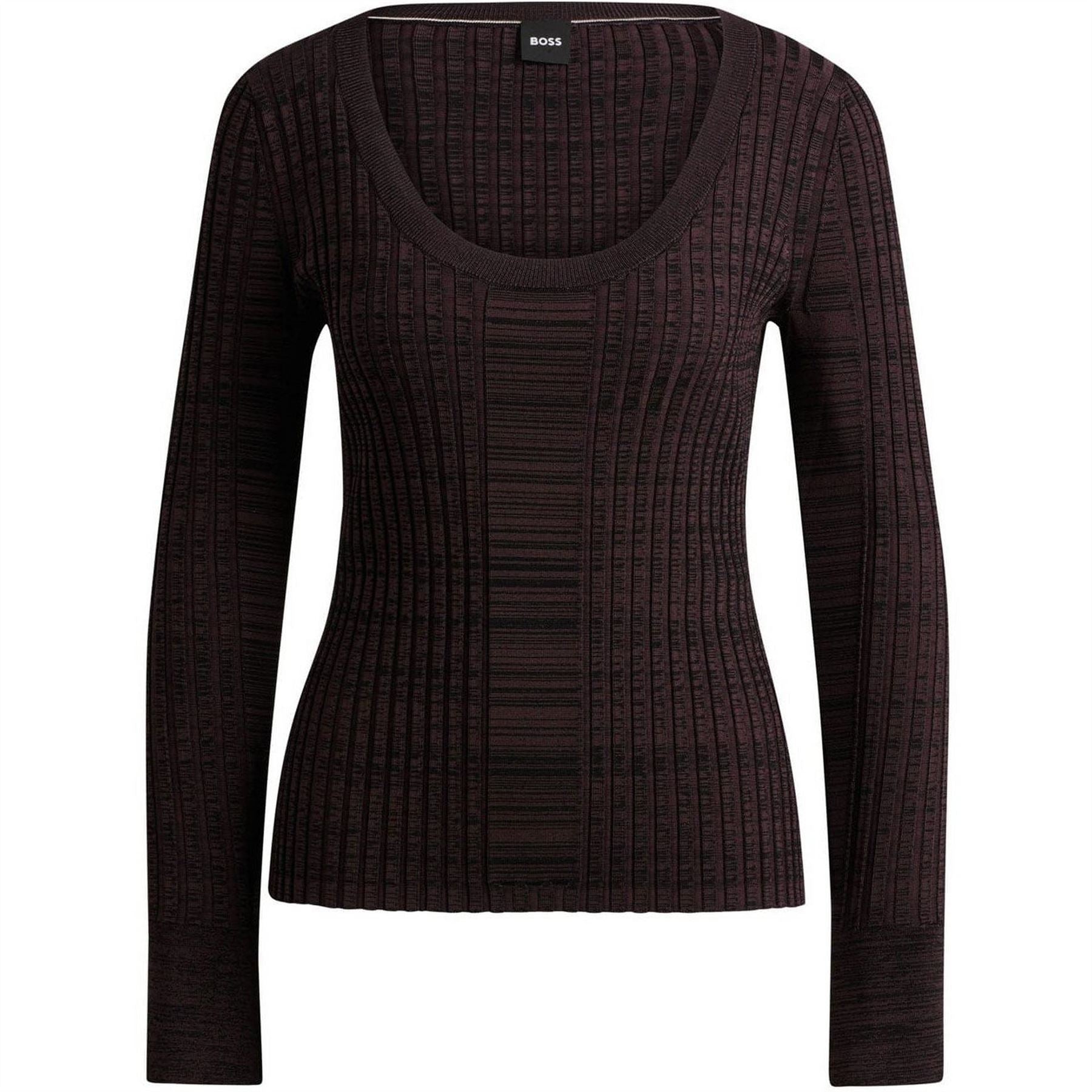 Boss Scoop Neck Sweater