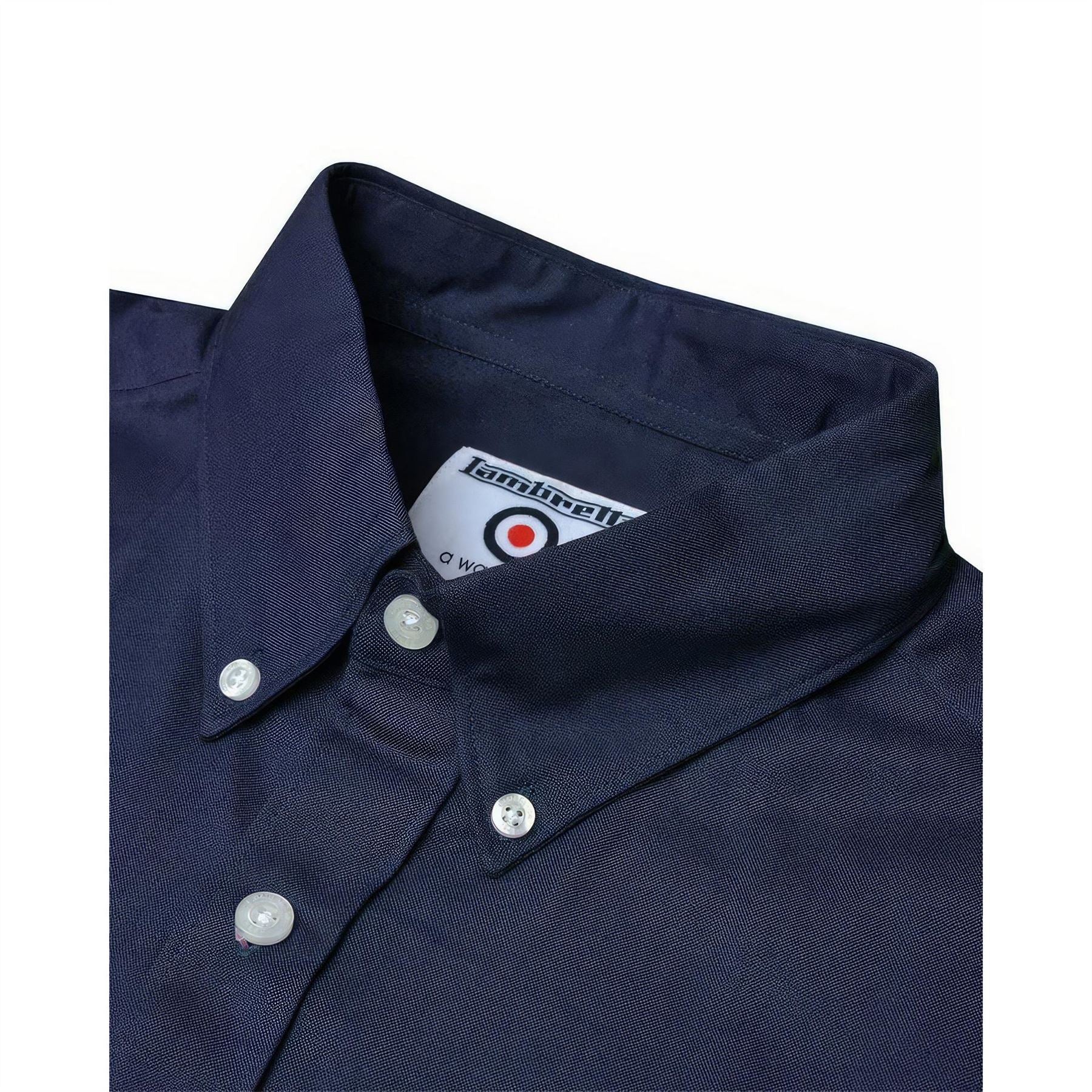 Lambretta Long Sleeve Regular Fit Oxford Shirt
