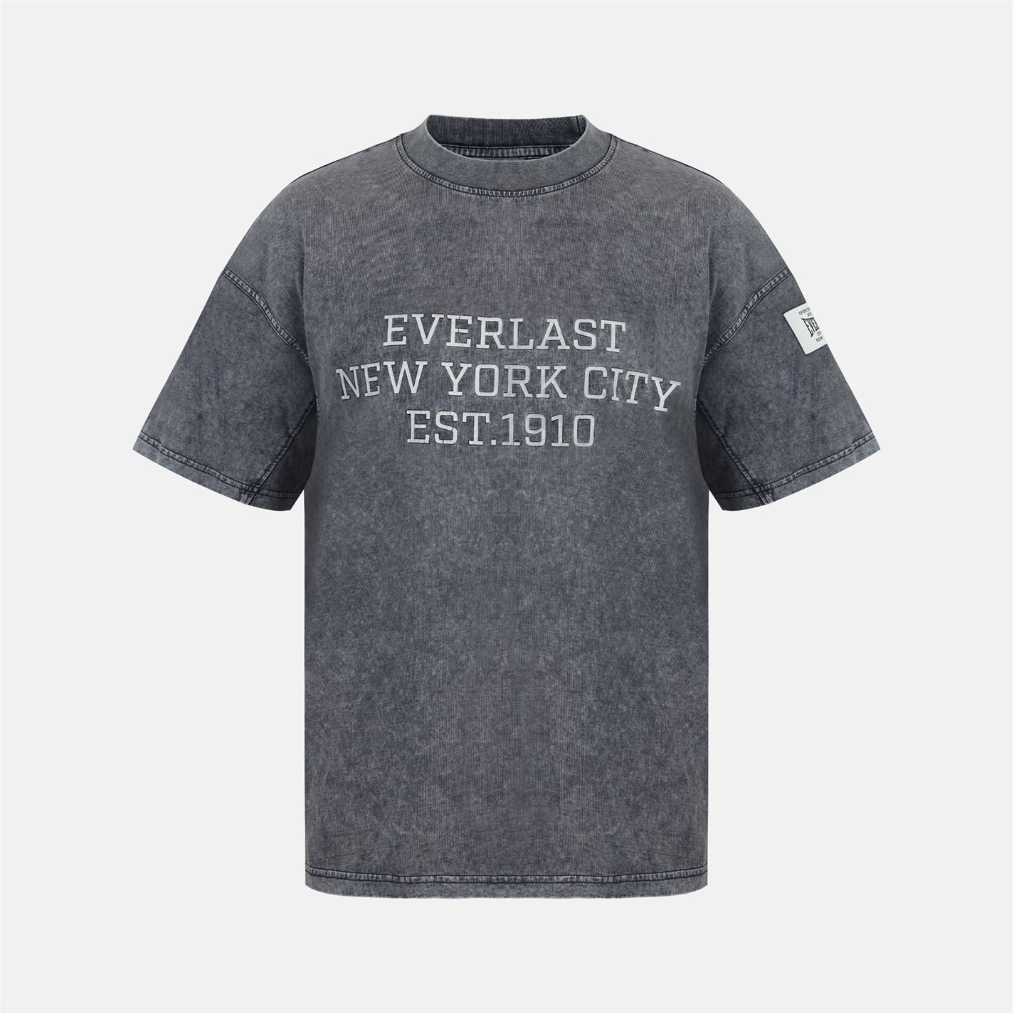 Everlast NYC Logo Crew Neck Short Sleeve Boyfriend T-Shirt