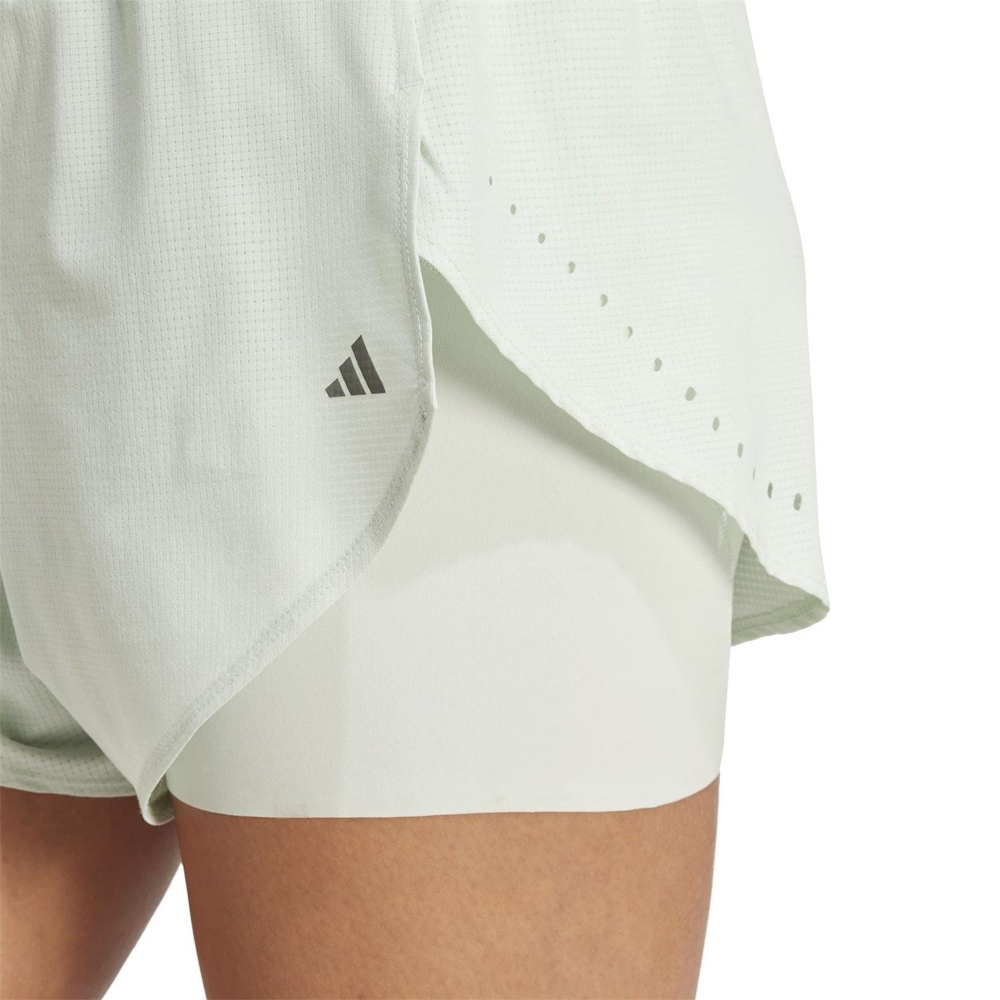 adidas Womens Designed For Training Hiit 2 In 1 Shorts