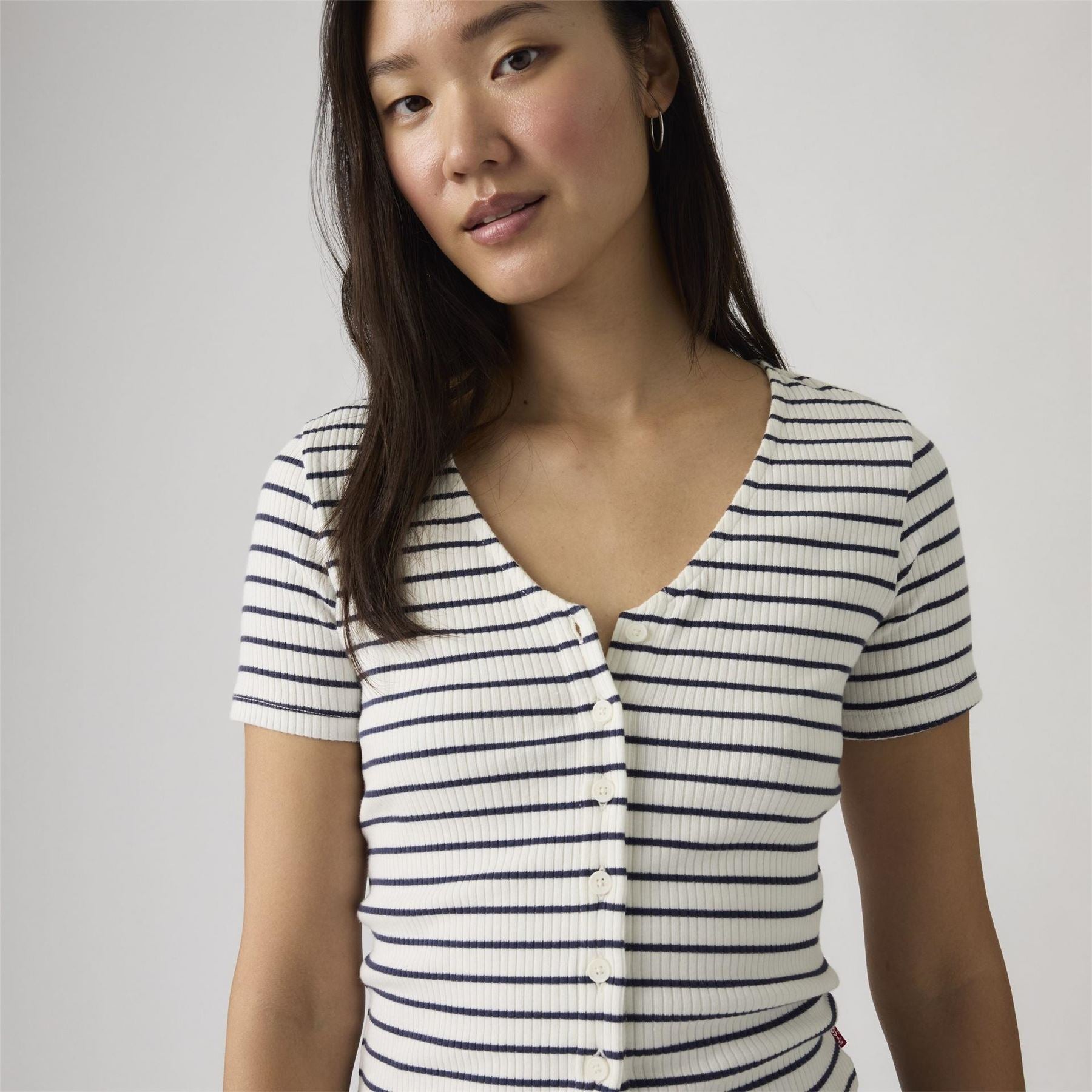 Levis Sleeve Striped T-Shirt