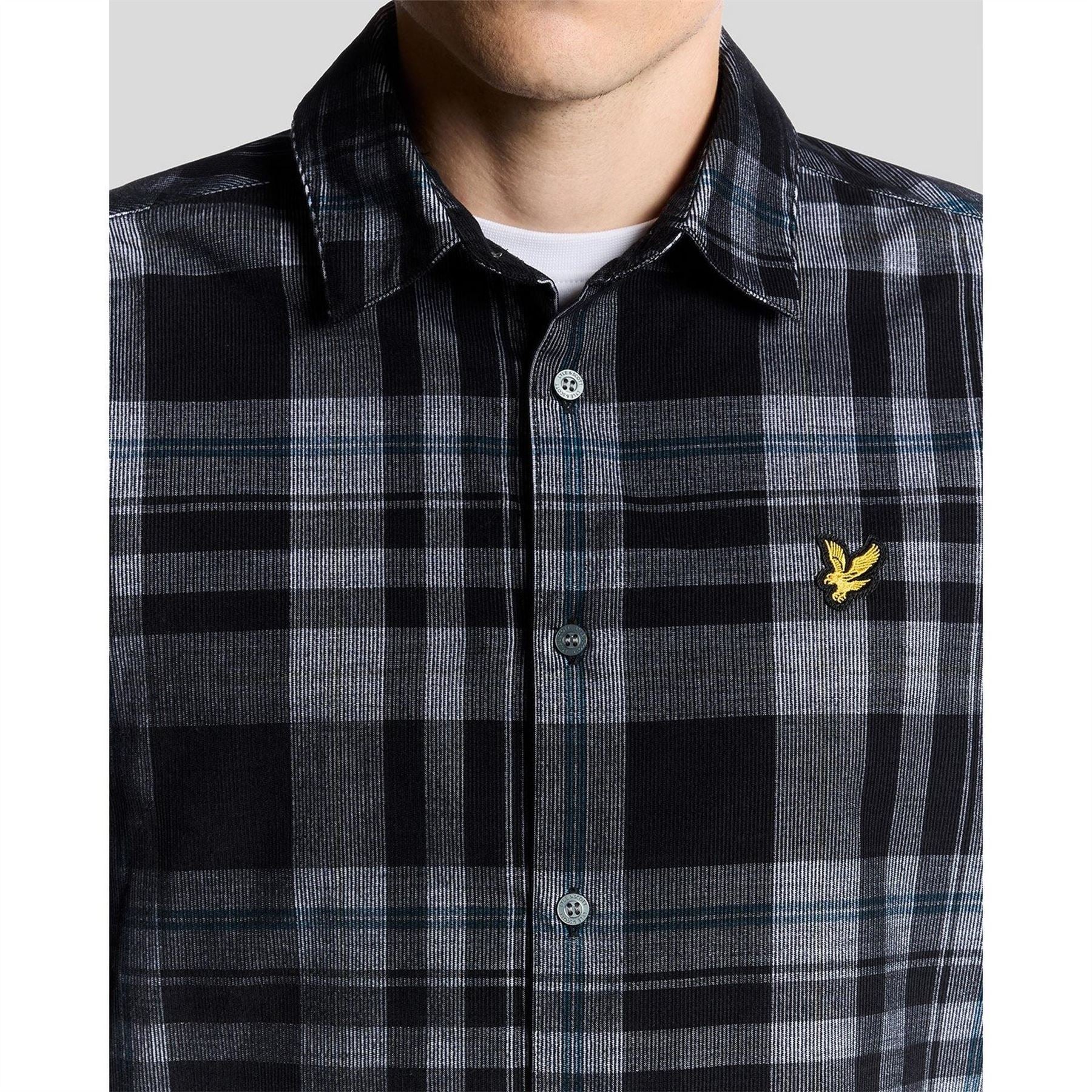 Lyle and Scott Long Sleeve Corduroy Shirt