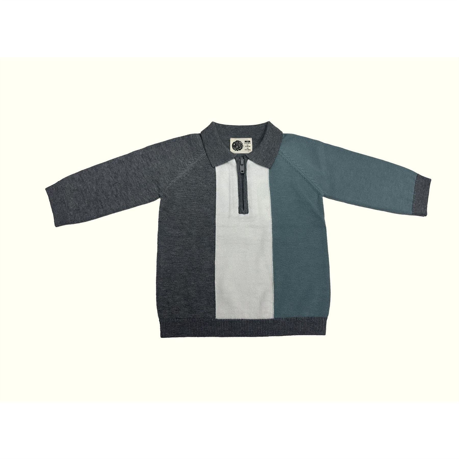 Pretty Green Zip Polo Bb62