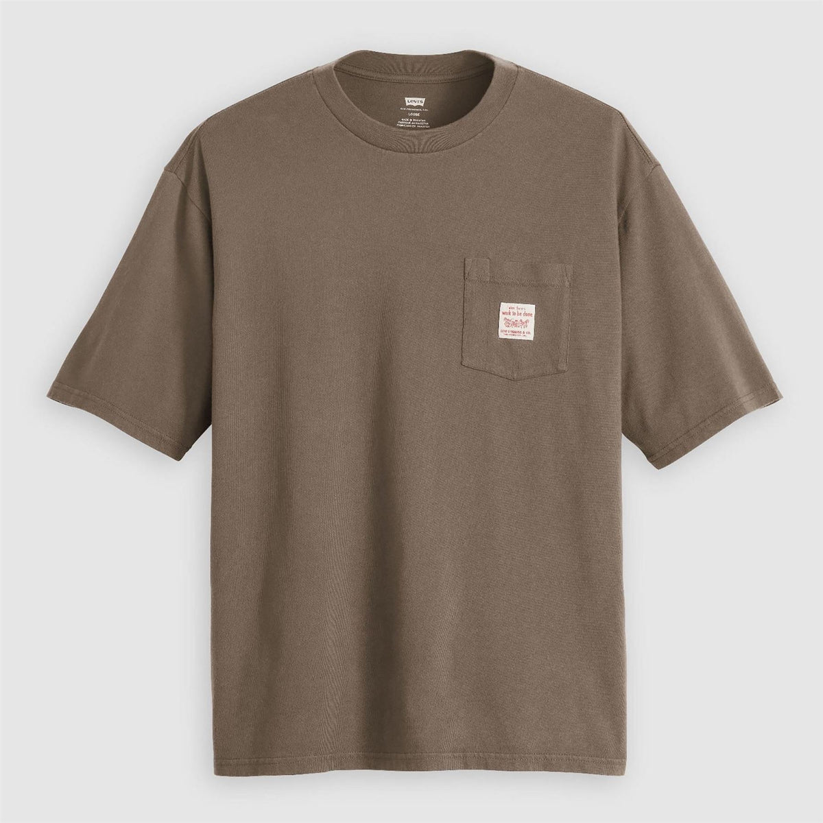 Levis Regular Fit Crew Neck Short Sleeve Text Graphic T-Shirt