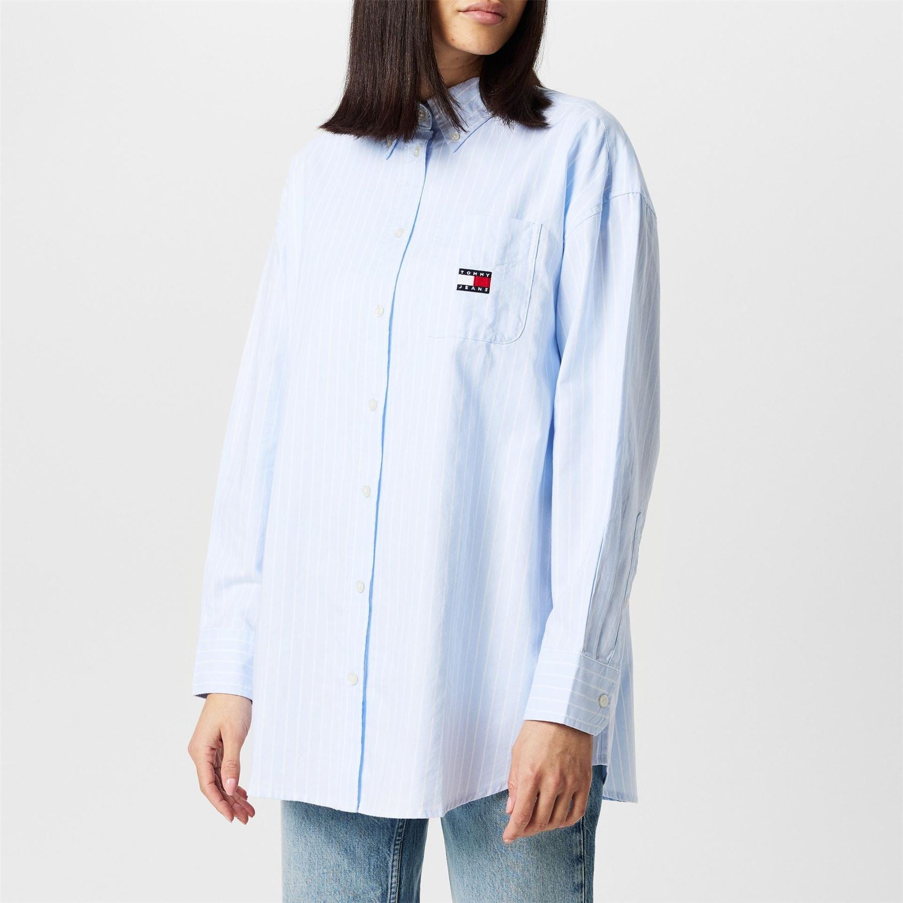 Tommy Jeans Oxford Relaxed Fit Long Sleeve Shirt