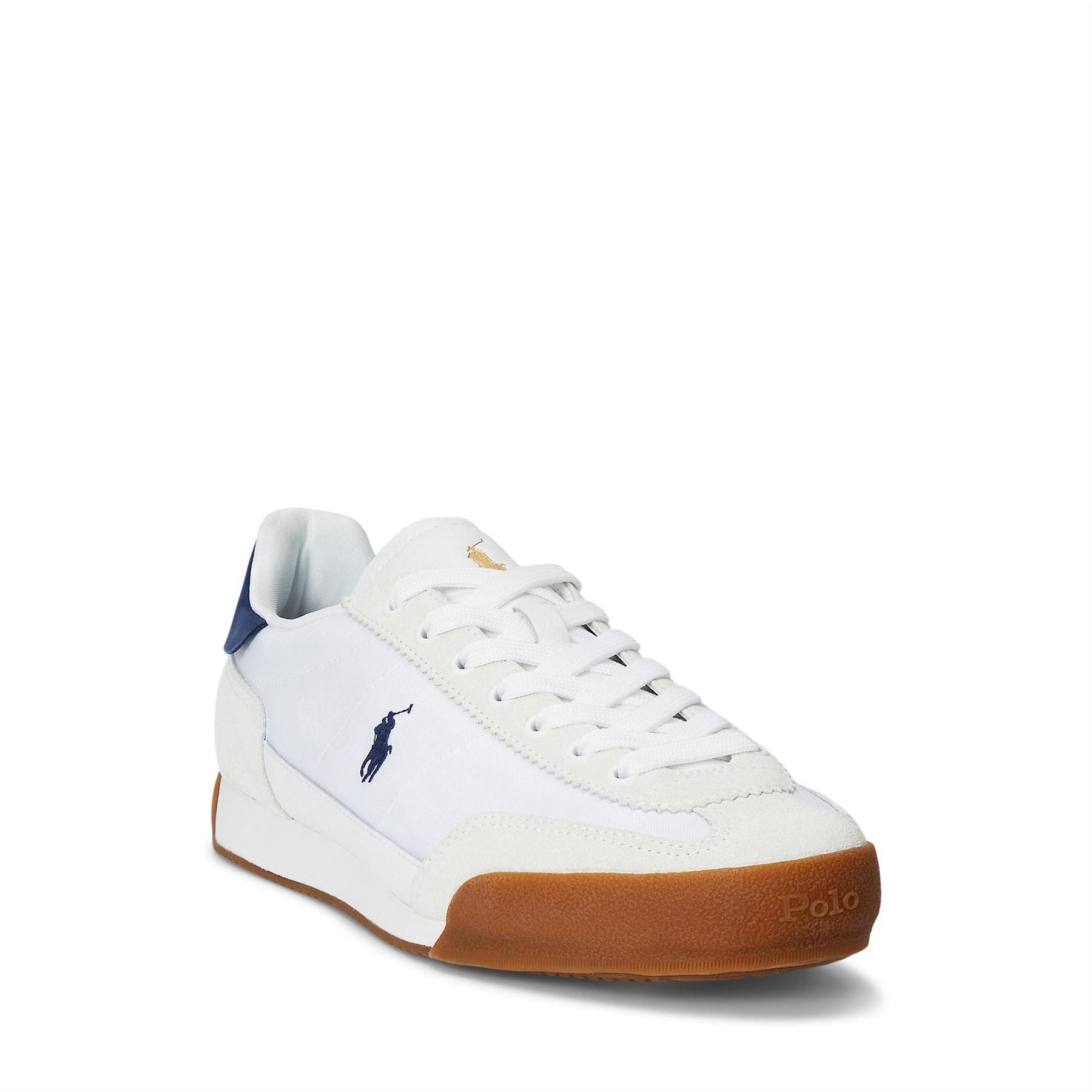 Polo Ralph Lauren Round Toe Flat Heel Trainers